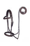 F.R.A. Freedom Riding Articles Ulan Bitless Bridle (System 5) Leather w/ Leather Reins