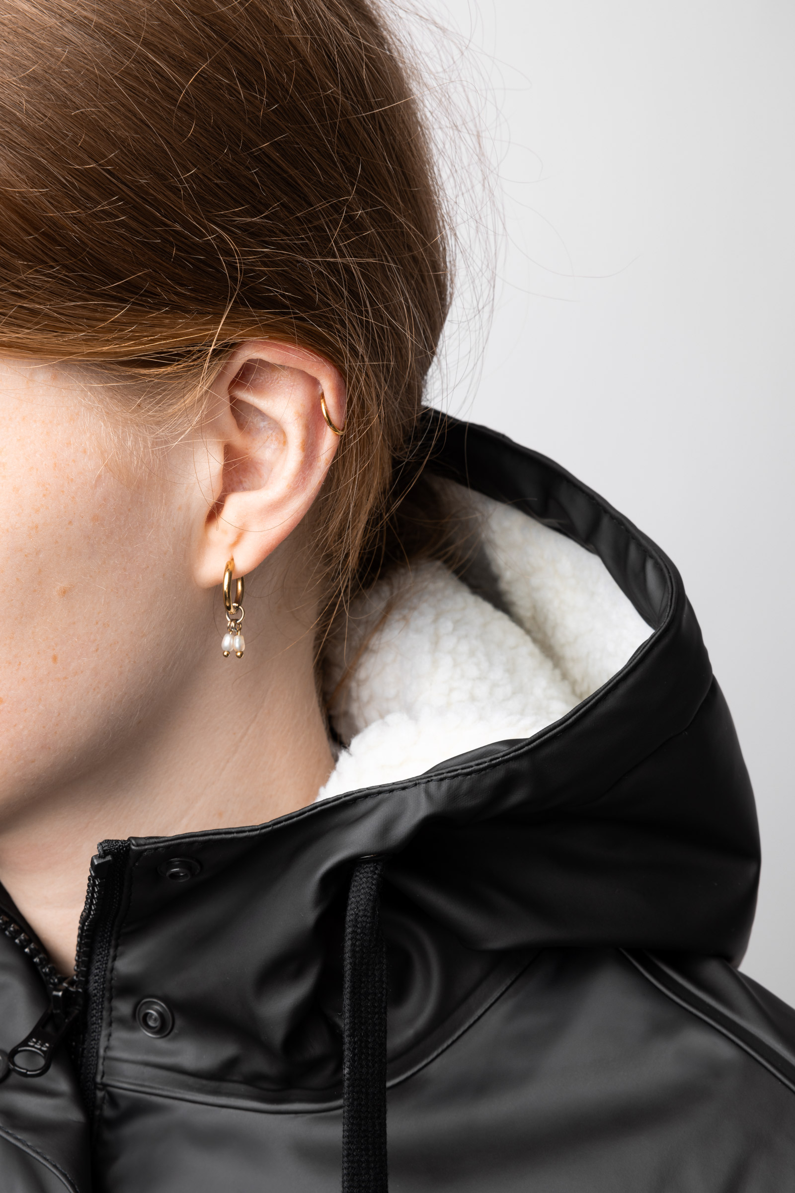 Imperm&eacute;able PU avec polaire Horze Billie, femme