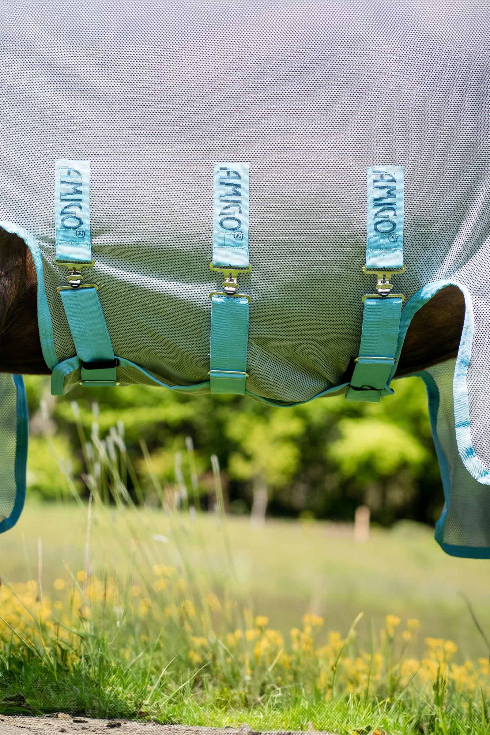 Horseware Amigo AmEco Bug Buster couverture anti-mouches avec cou amovible