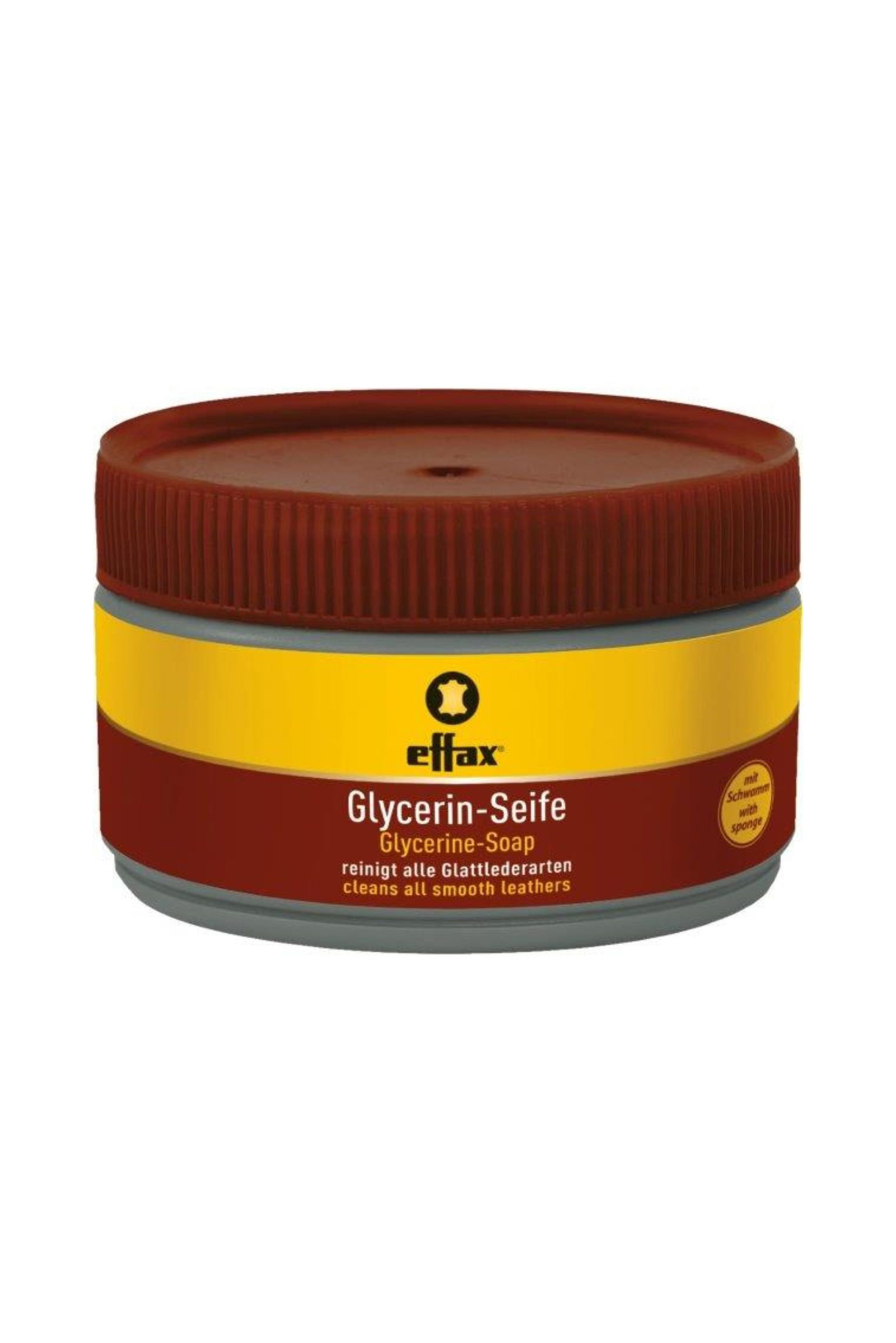 Savon glycériné Effax avec éponge, 250 ml