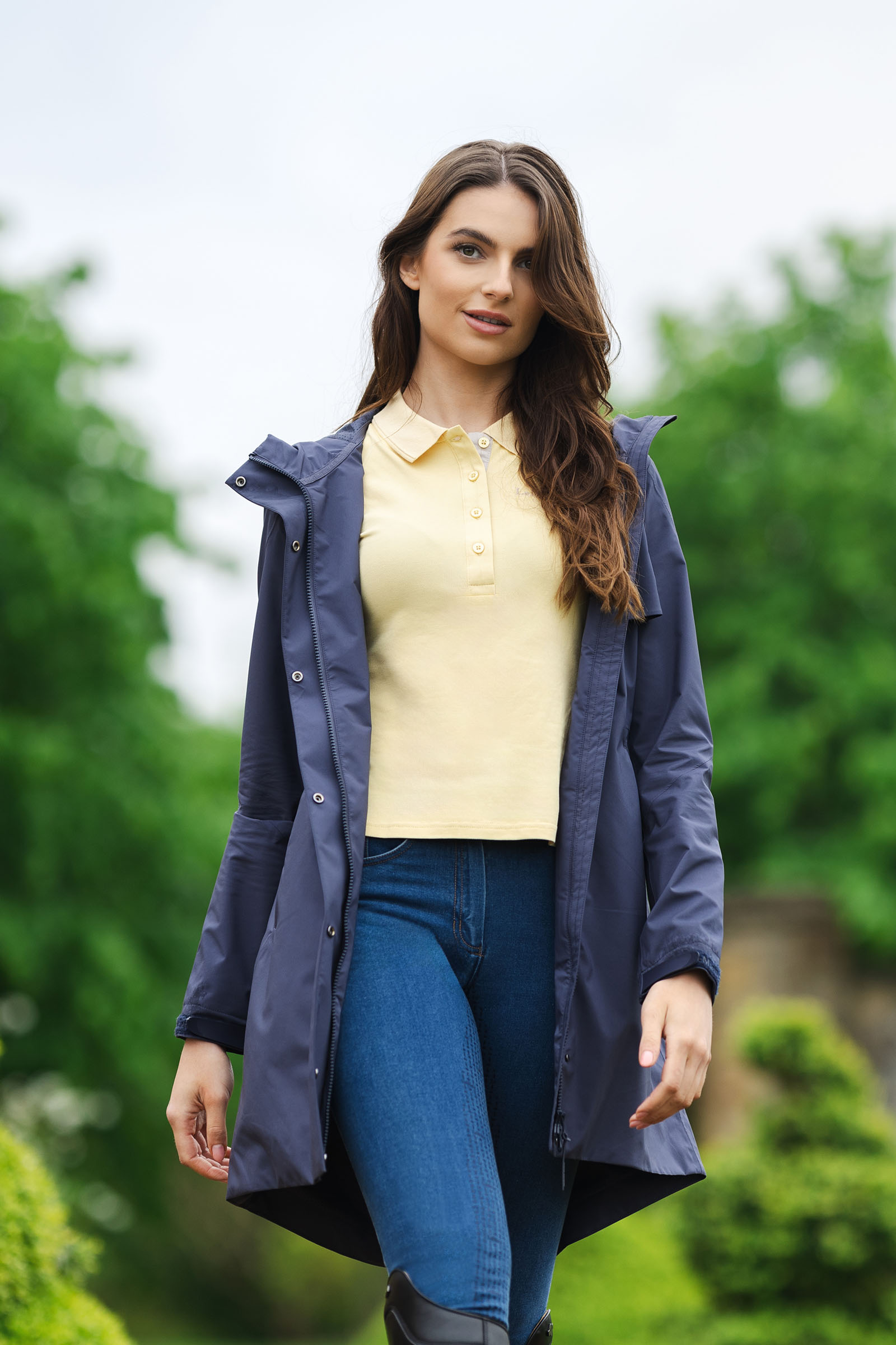 LeMieux Manteau de Pluie Long pour Femme Grace