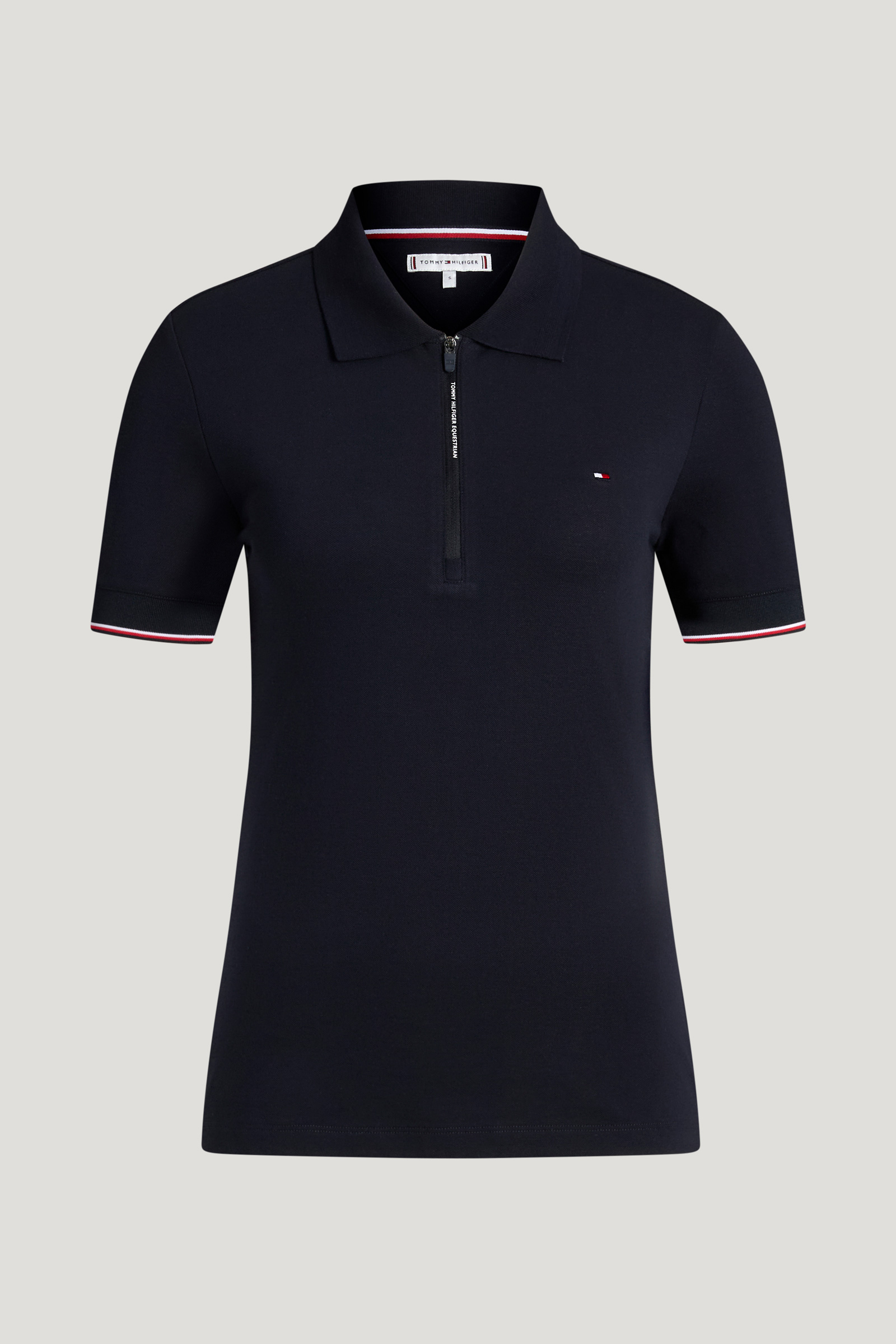 Tommy Hilfiger Equestrian Anaheim polo femme zipp&eacute;
