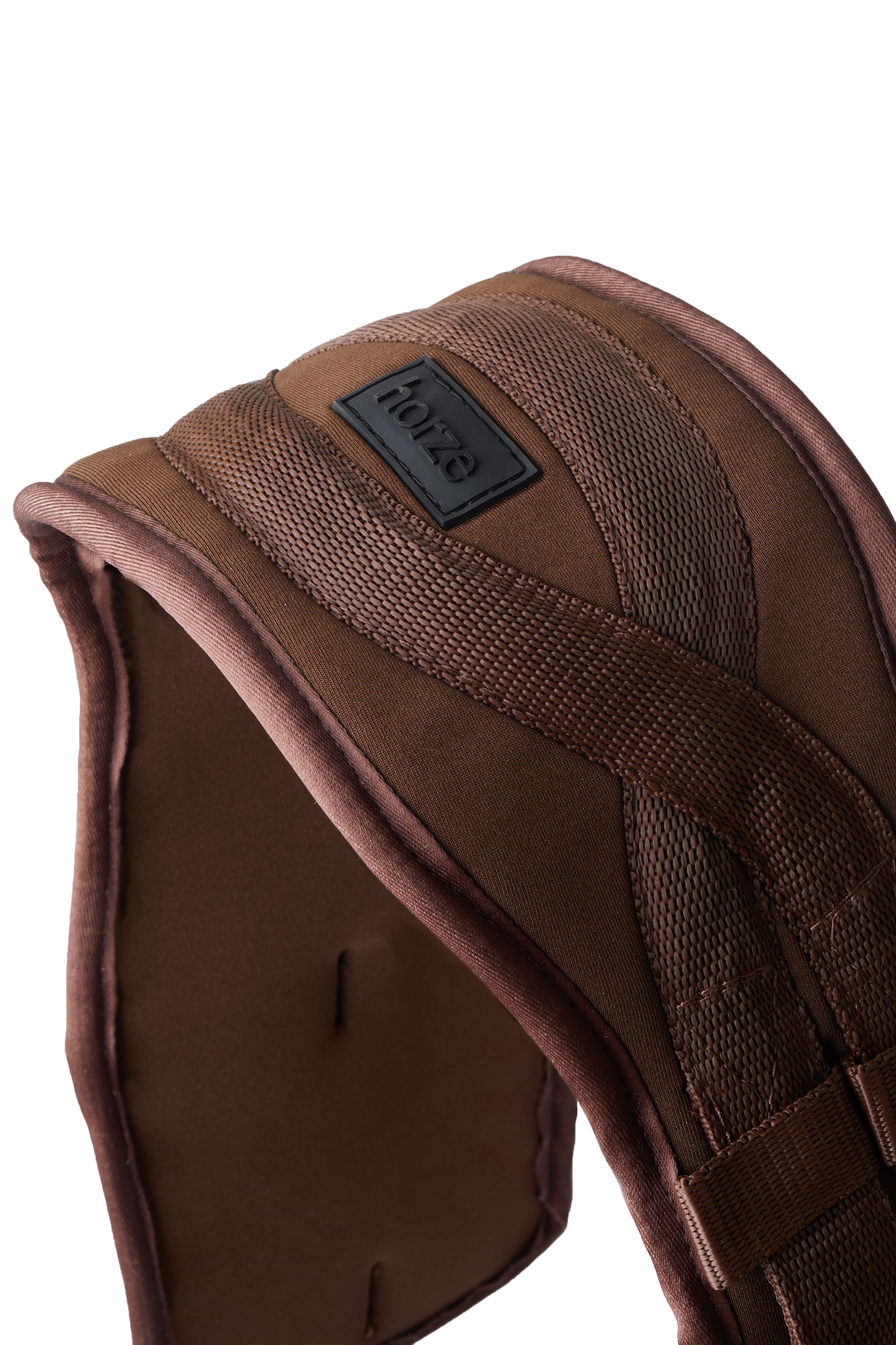 Sangle de dressage pr&eacute;form&eacute;e n&eacute;opr&egrave;ne Horze Samara avec &eacute;lastique