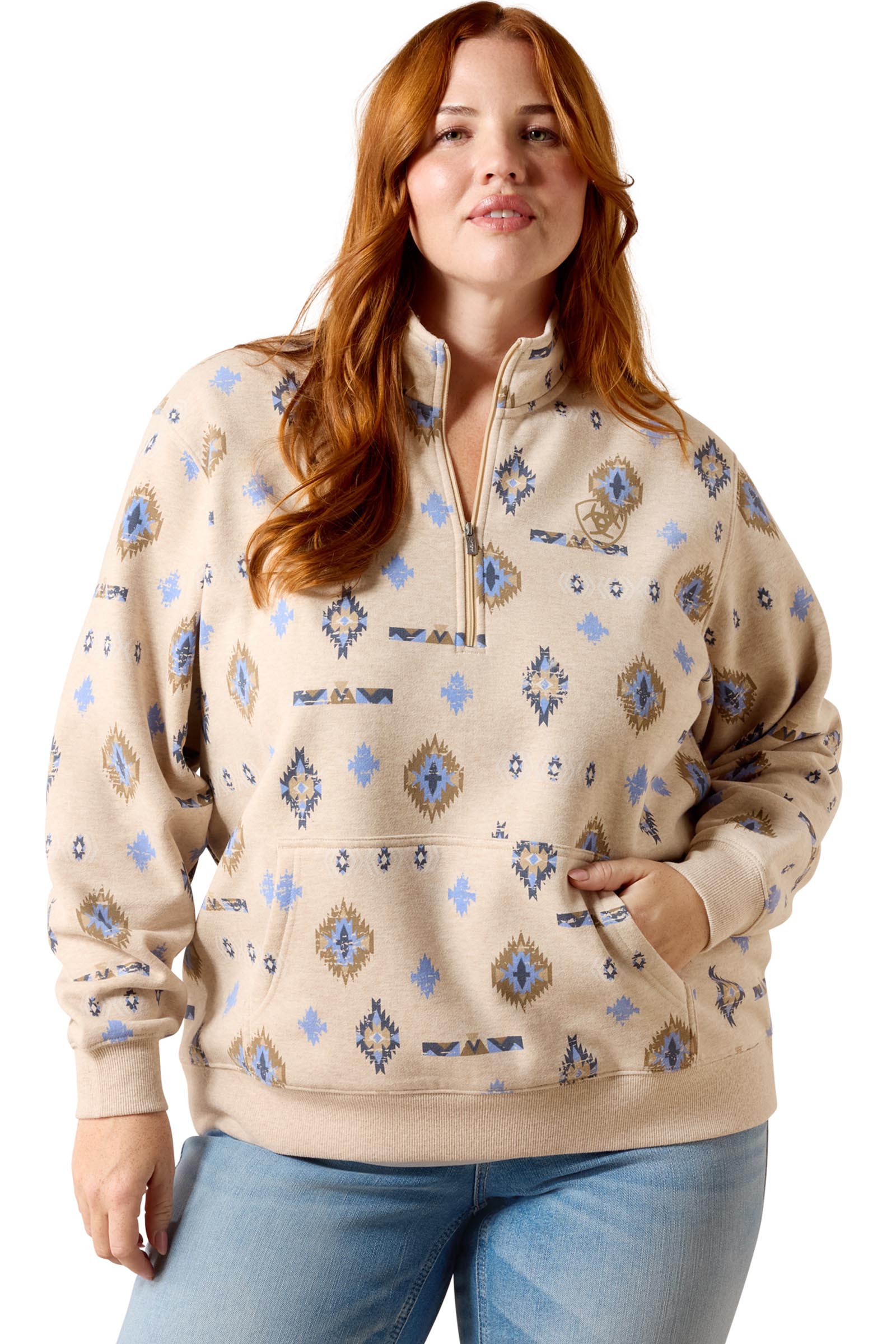 Ariat Sweat Sapphire 1/2 zip pour femme