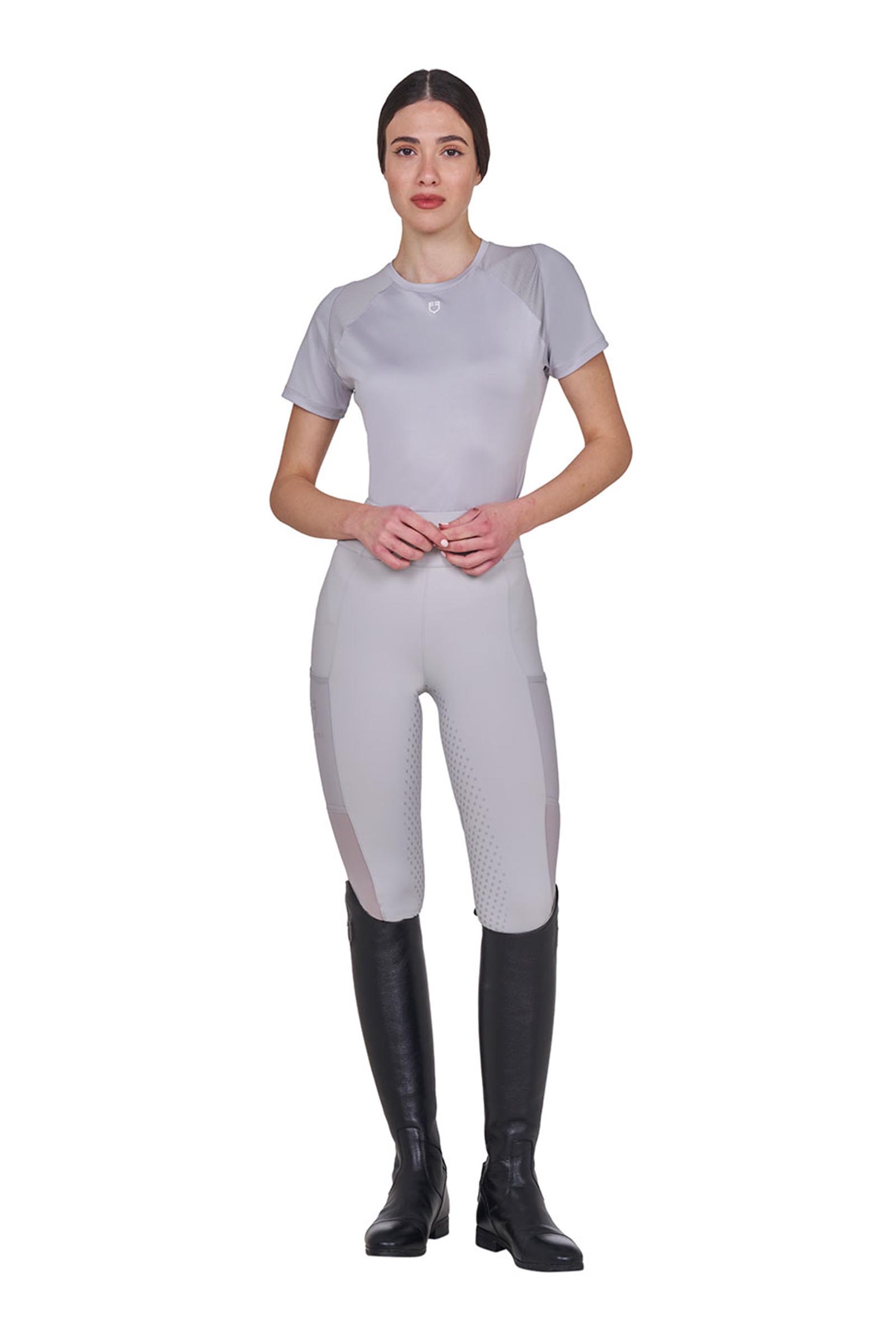 Equestro SS2026 T-shirt d'entra&icirc;nement technique slim femme  