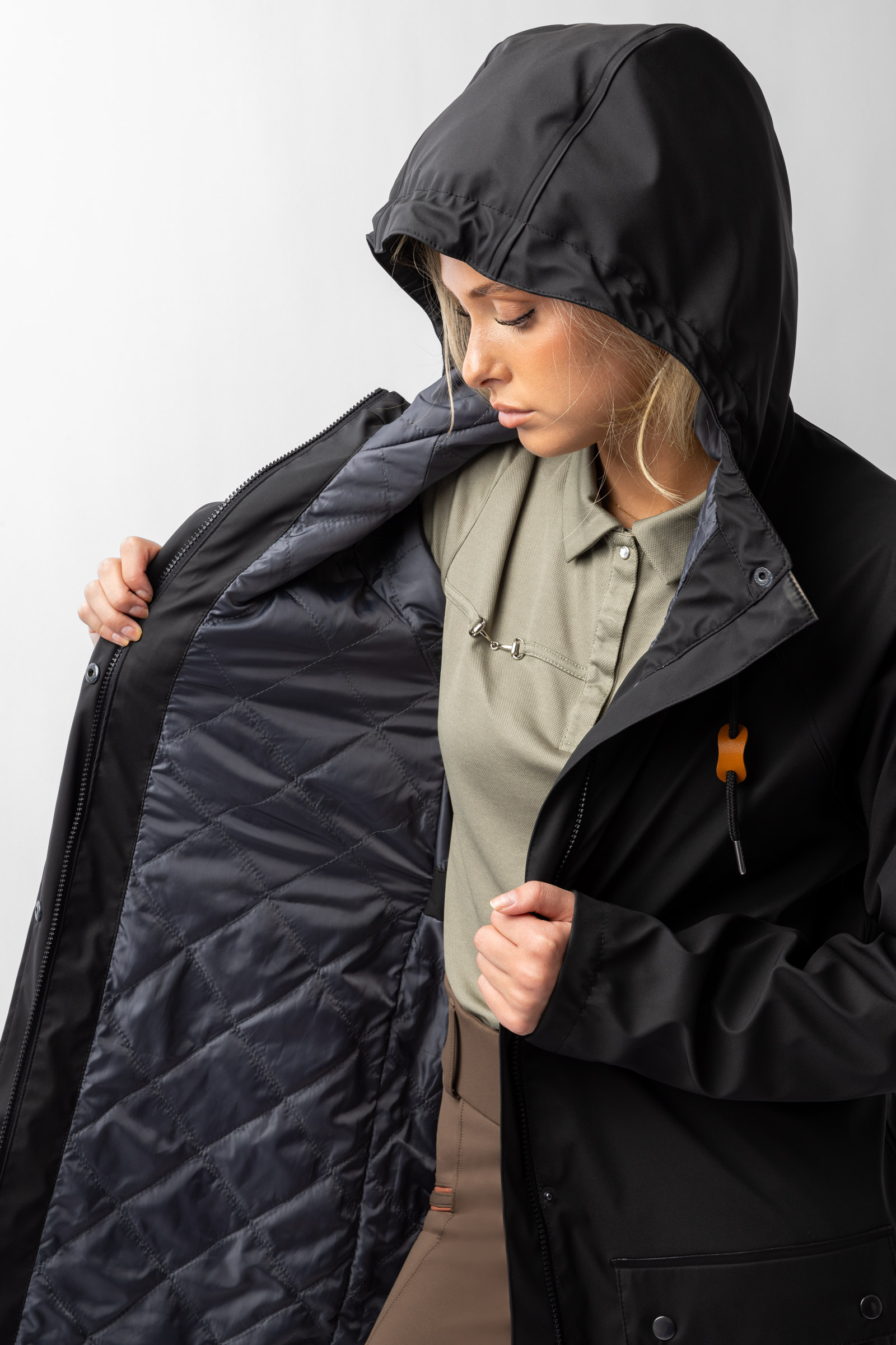 Imperm&eacute;able Horze Elise avec doublure matelass&eacute;e
