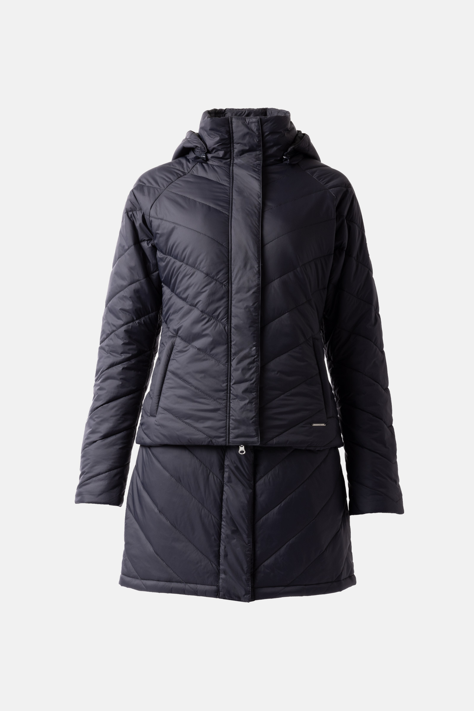 Parka doudoune Horze Aurora pour femme avec jupe amovible