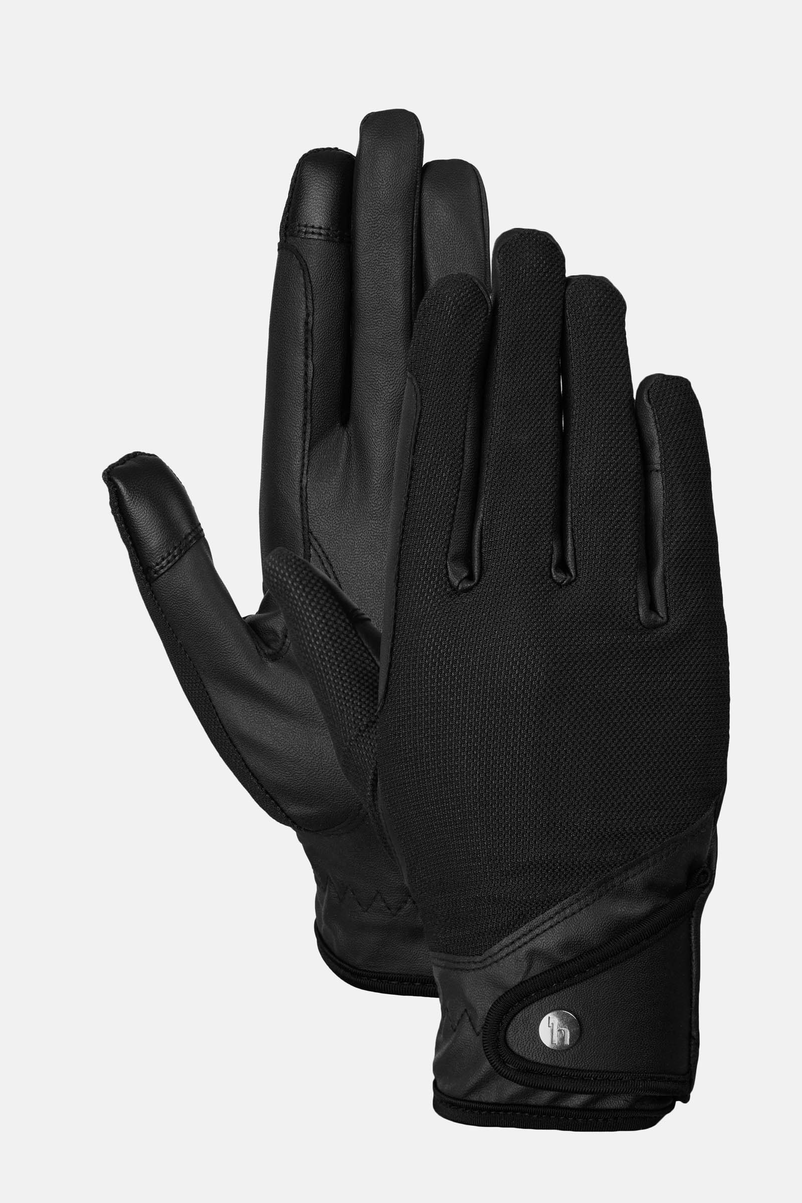 Black Horze Ally gants d&rsquo;&eacute;quitation mesh