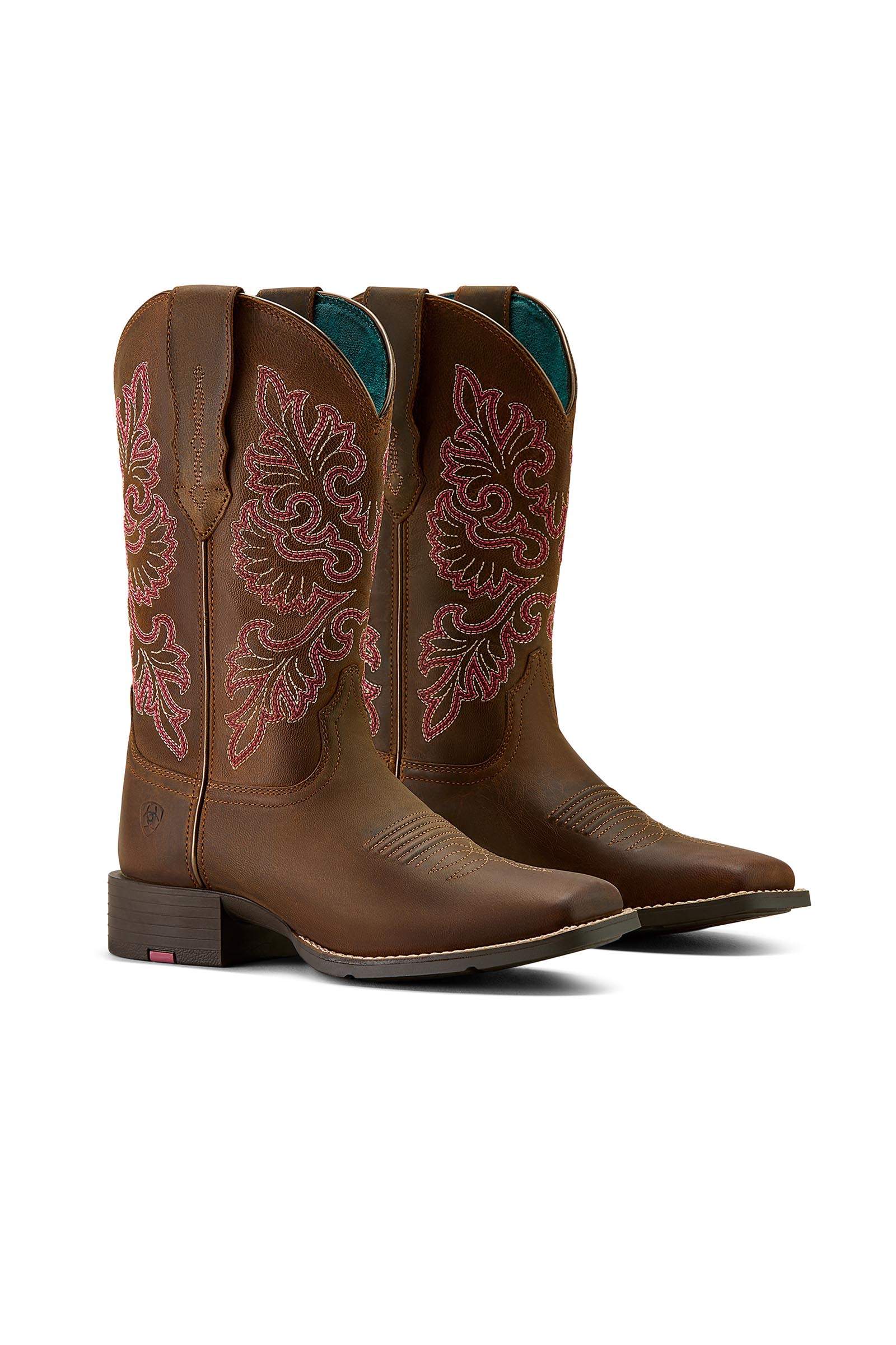 Ariat Round Up Wide Square Toe bottes western femme
