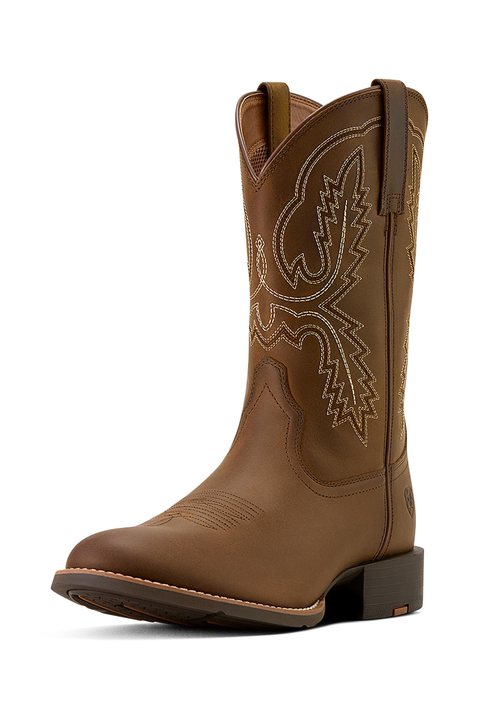 Ariat Homme Sport Stratten bottes cowboy &agrave; bout large