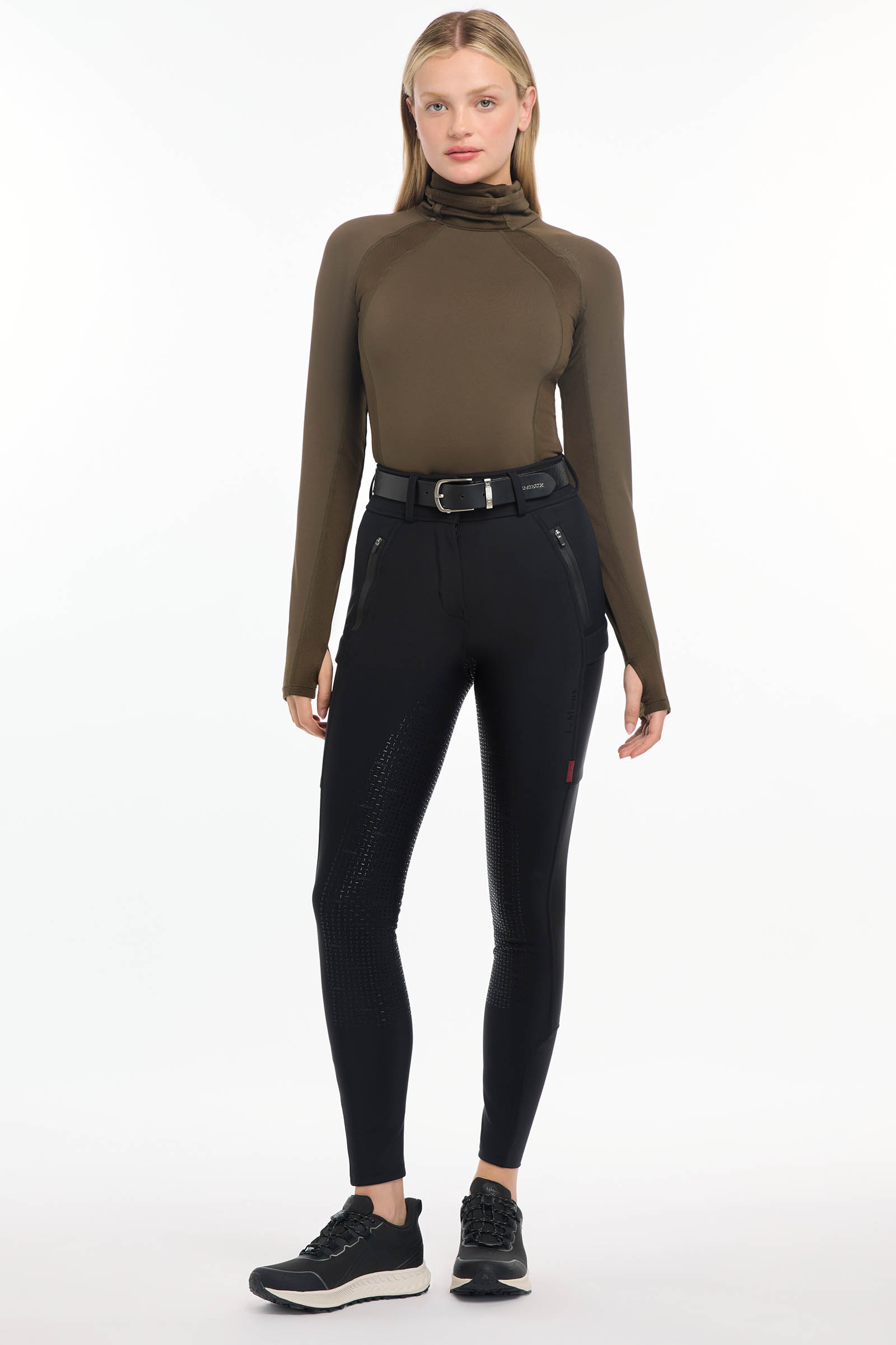 LeMieux Drytex Pantalon d'&eacute;quitation imperm&eacute;able avec fond int&eacute;gral pour femme