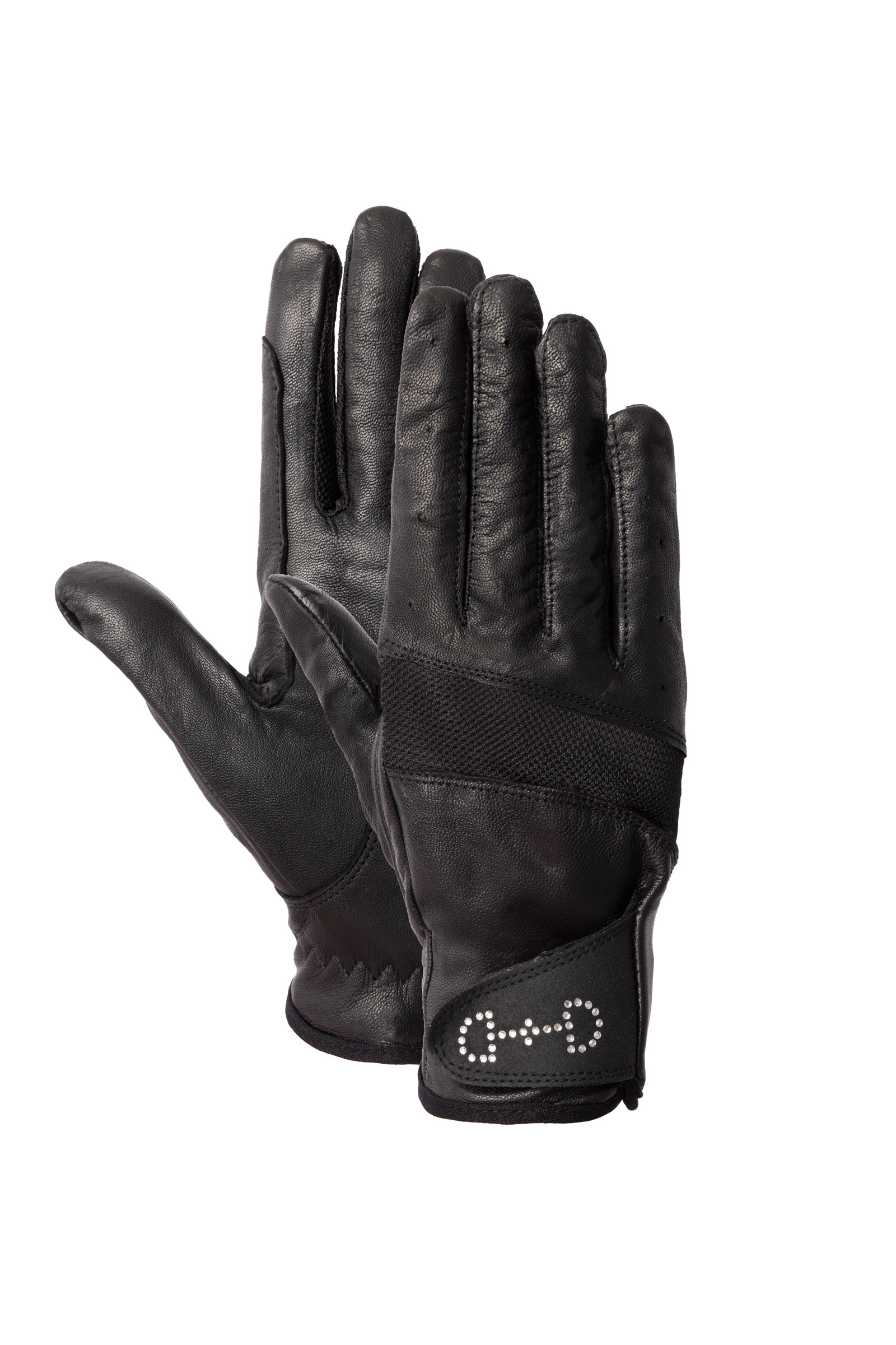 Gants cuir et mesh Horze femme