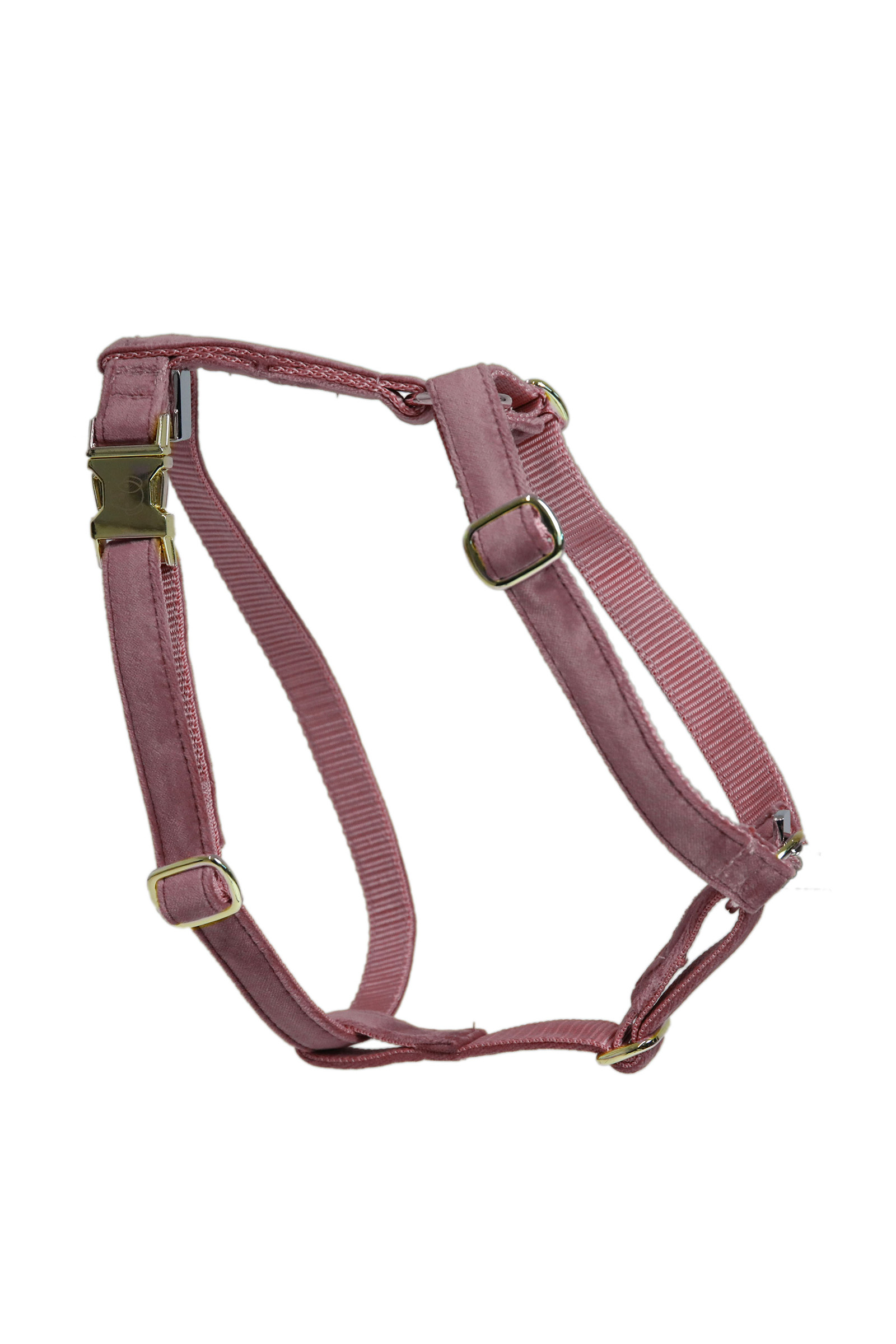 Old Rose Pink harnais pour chien velours loop Kentucky Dogwear