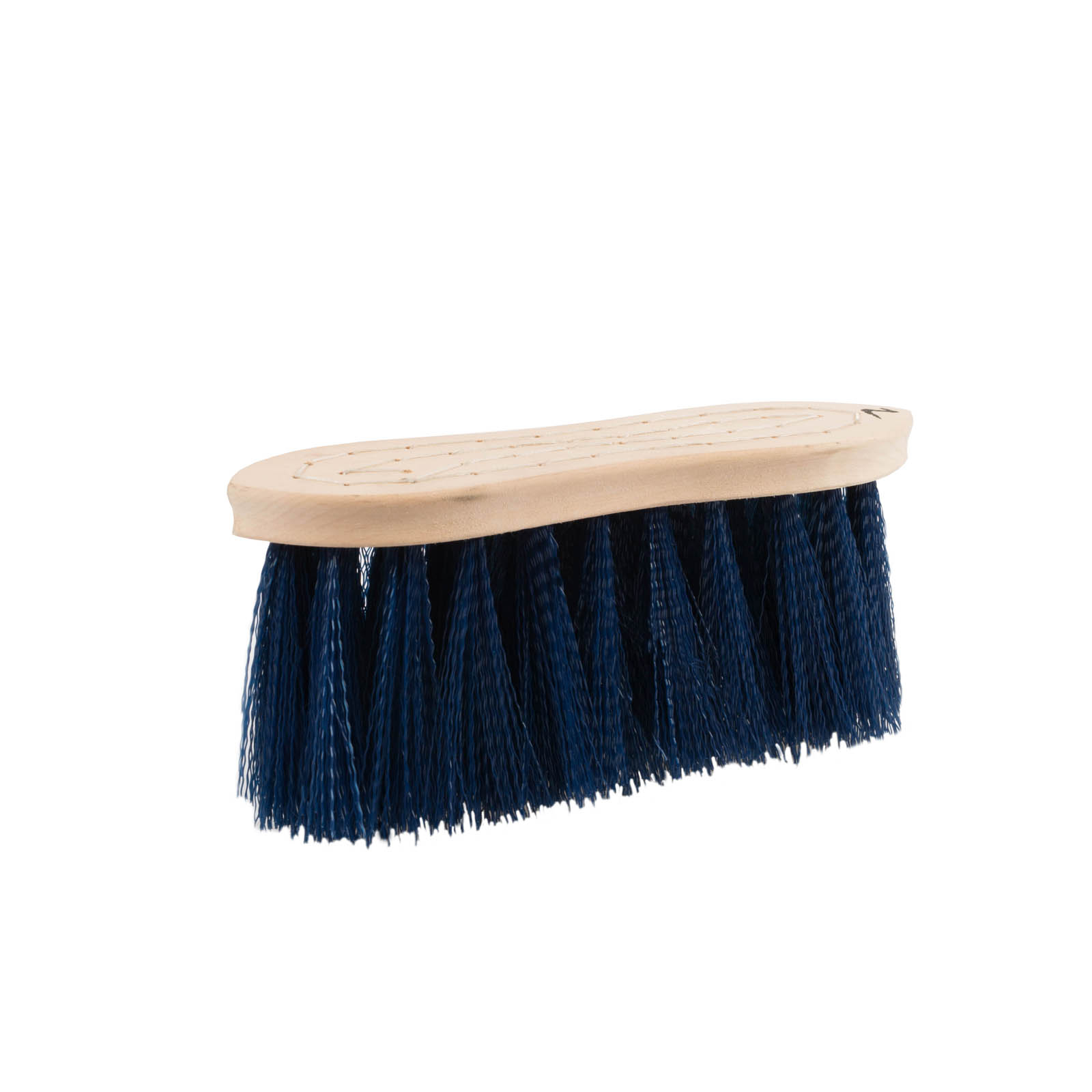 Brosse dure Horze avec dos en bois, 8 cm