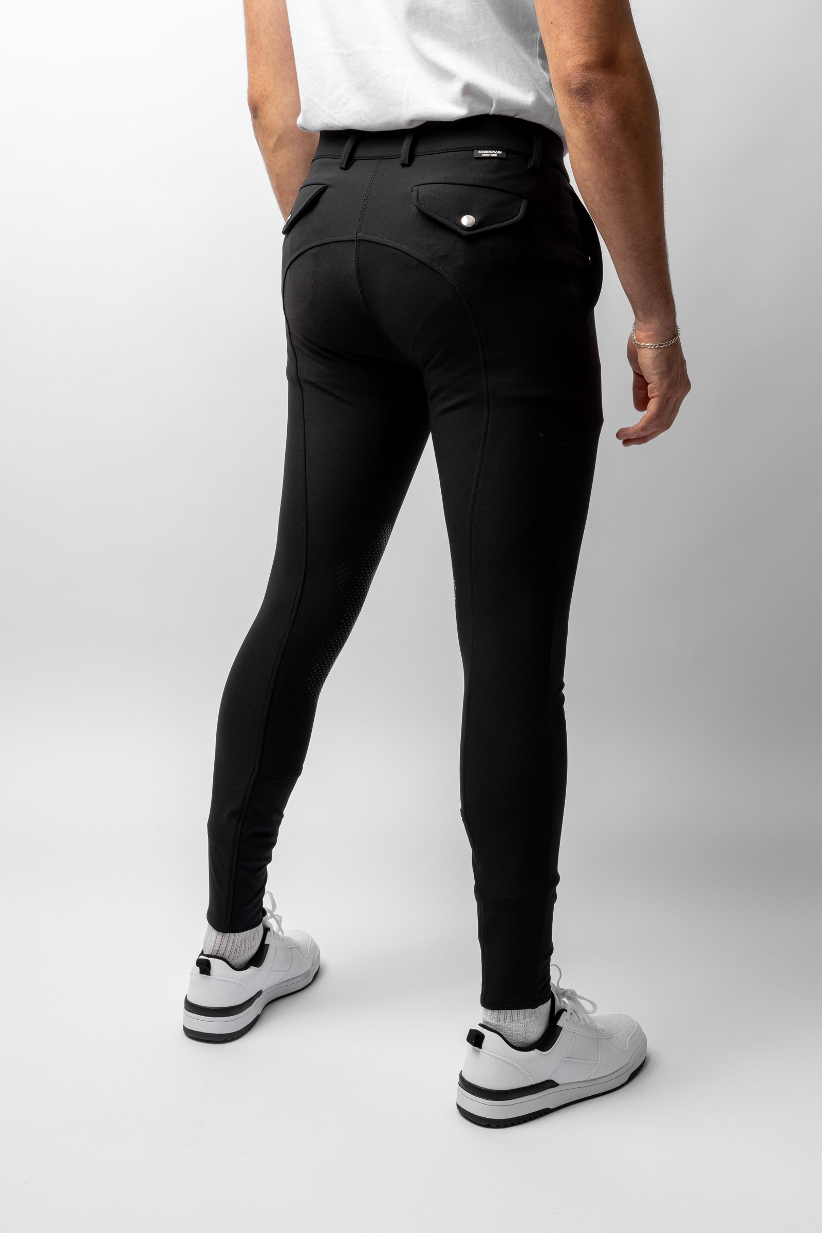 Horze Grand Prix pantalon d'équitation pour homme avec grip silicone aux genoux UPF 50+