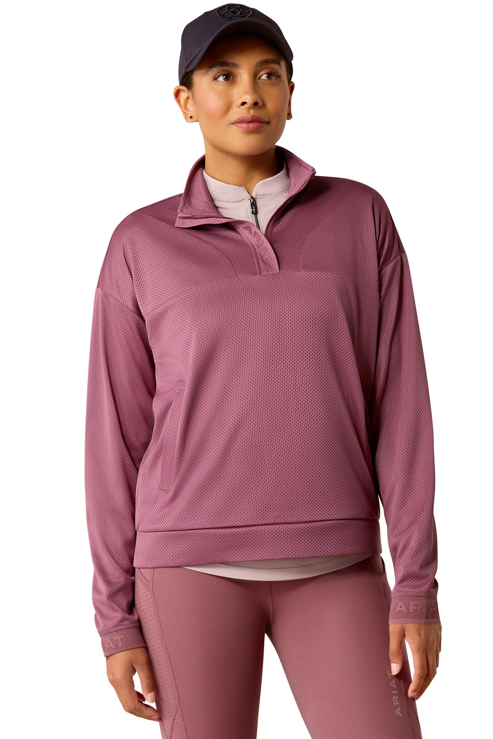 Ariat Breathe sweat-shirt pour femme avec 1/2 zip