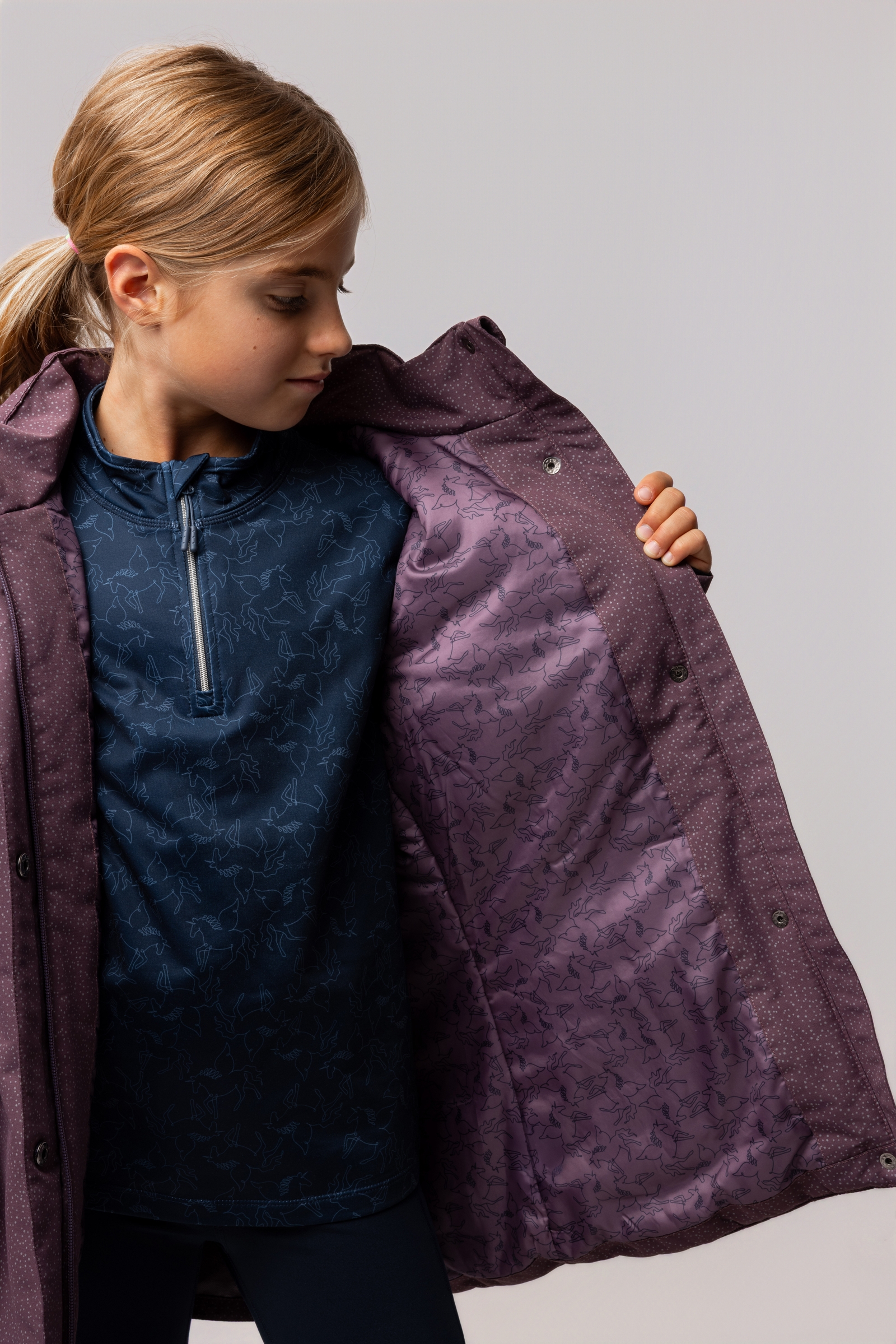 Horze Jessie JR Veste d'hiver pour enfants