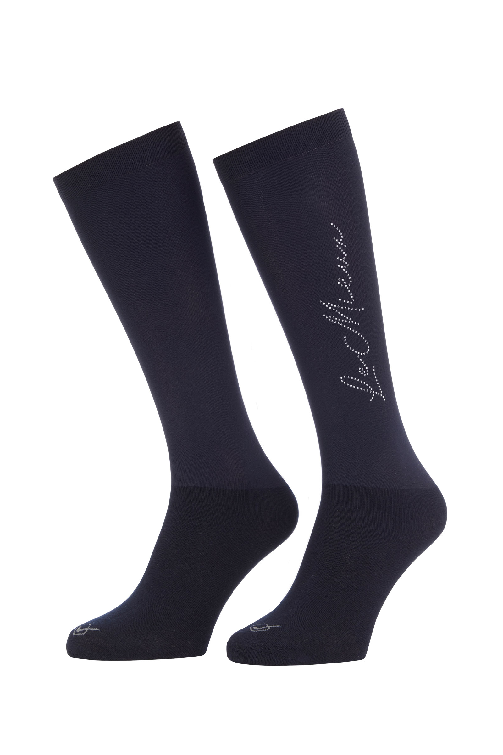 Navy LeMieux Sparkle Chaussettes de Comp&eacute;tition