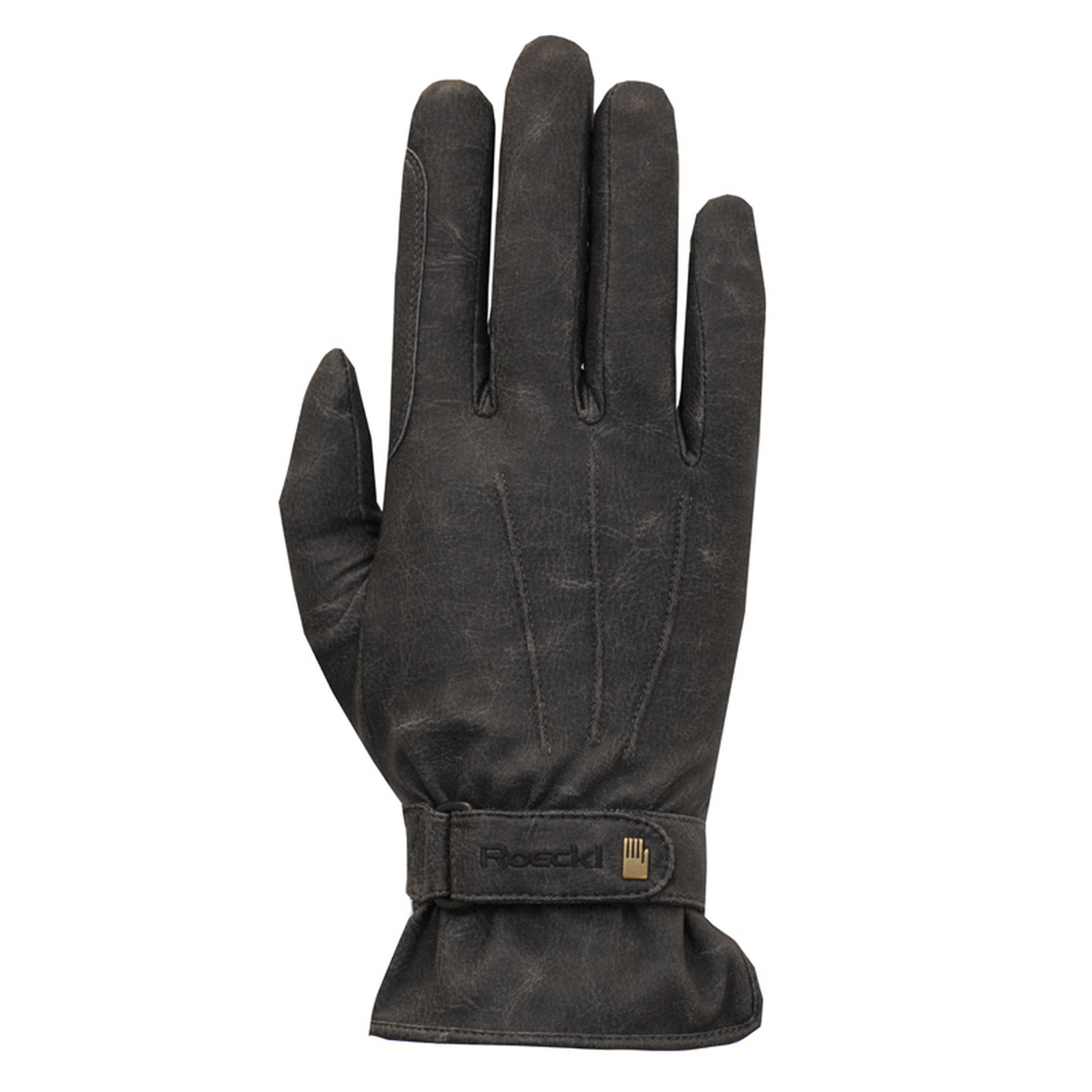Stone-washed black Gants Weymouth Roeckl