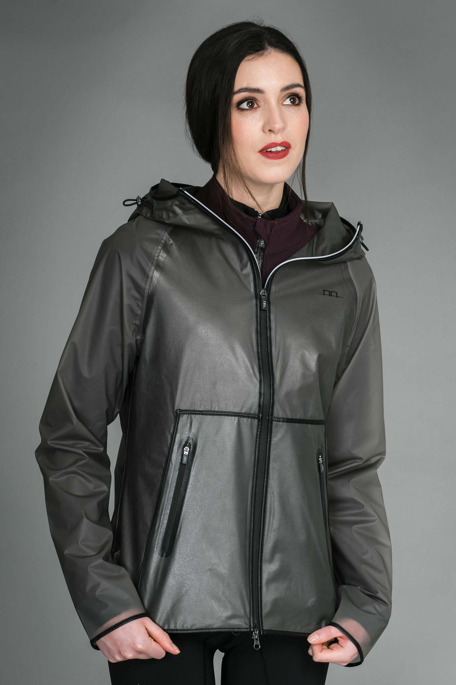 Veste imperméable translucide AA pour femme