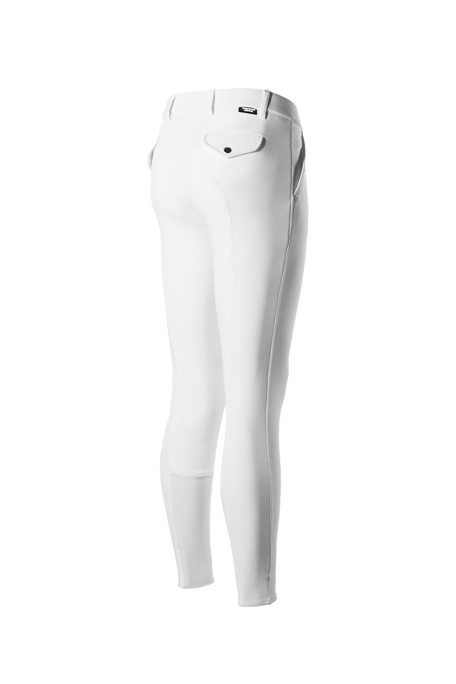Blanc Horze Grand Prix pantalon d&rsquo;&eacute;quitation homme avec grip genoux en silicone