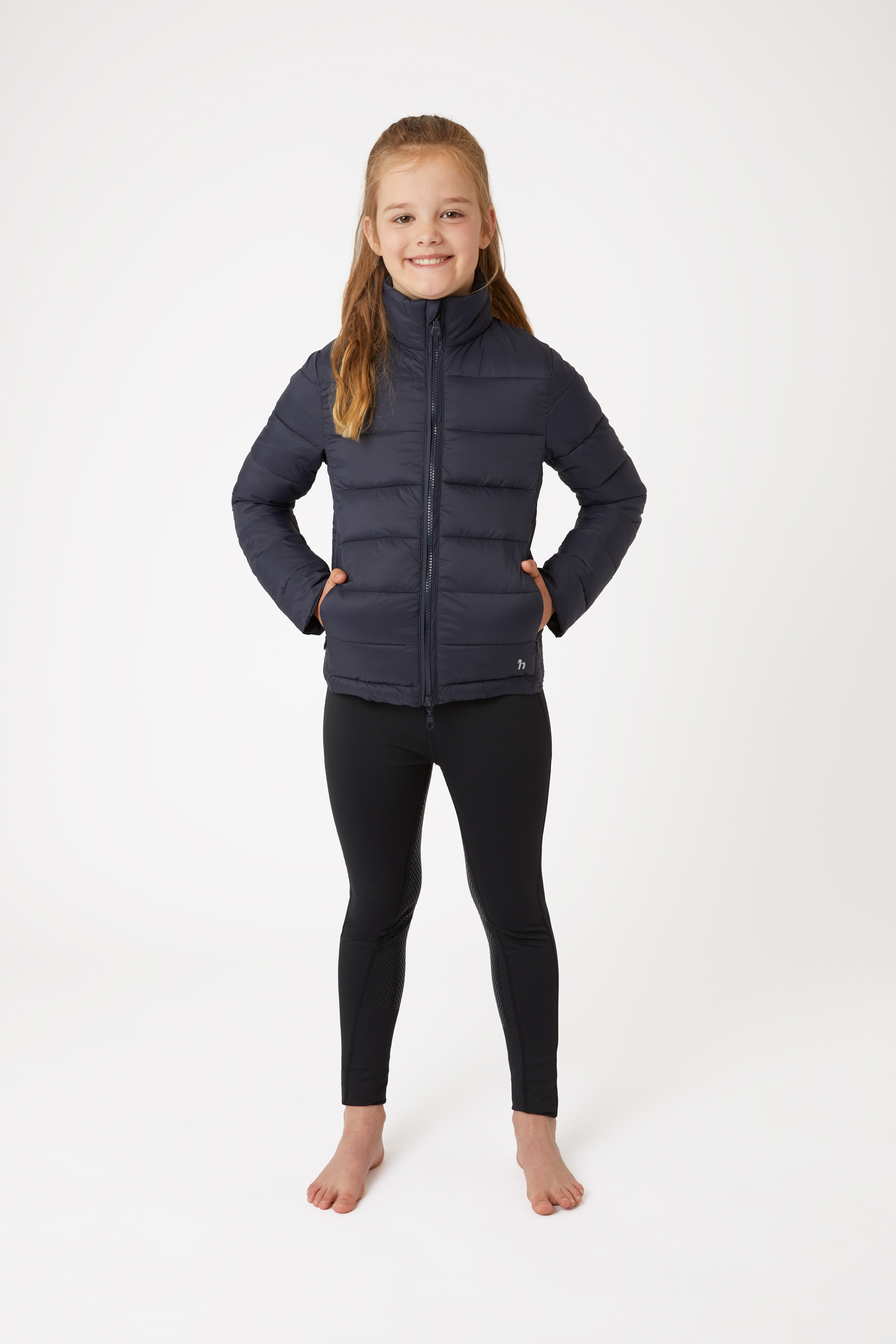 Blouson de club Horze Alicia légèrement matelassé, enfant