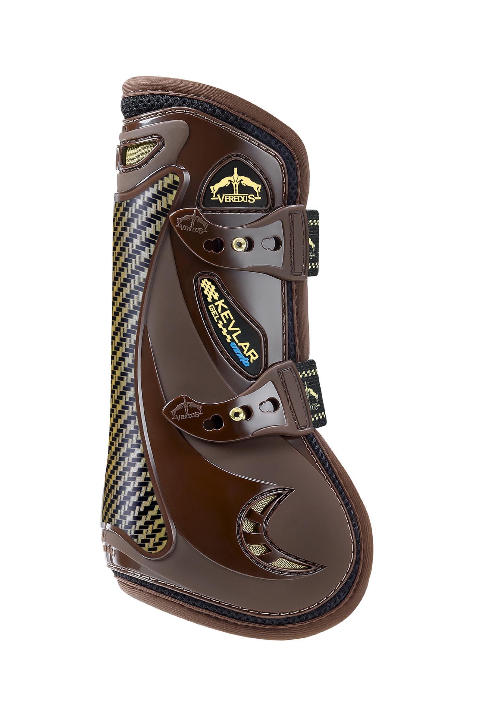 Brown Veredus Kevlar Gel Vento protège-tendon, front