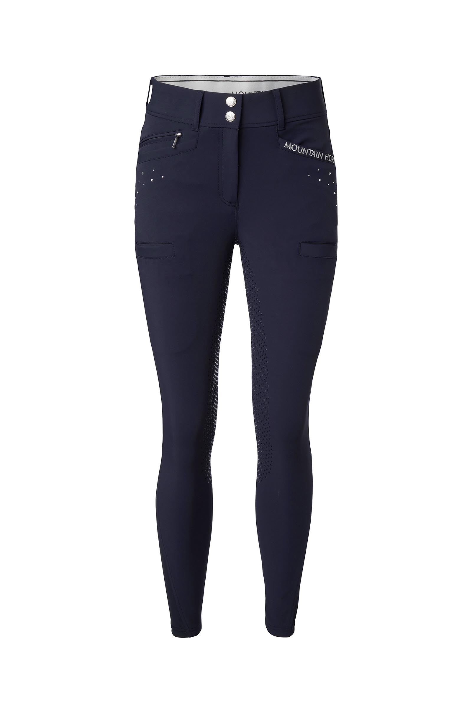 Mountain Horse Chantal pantalon d&rsquo;&eacute;quitation femme grip int&eacute;gral avec d&eacute;tails strass