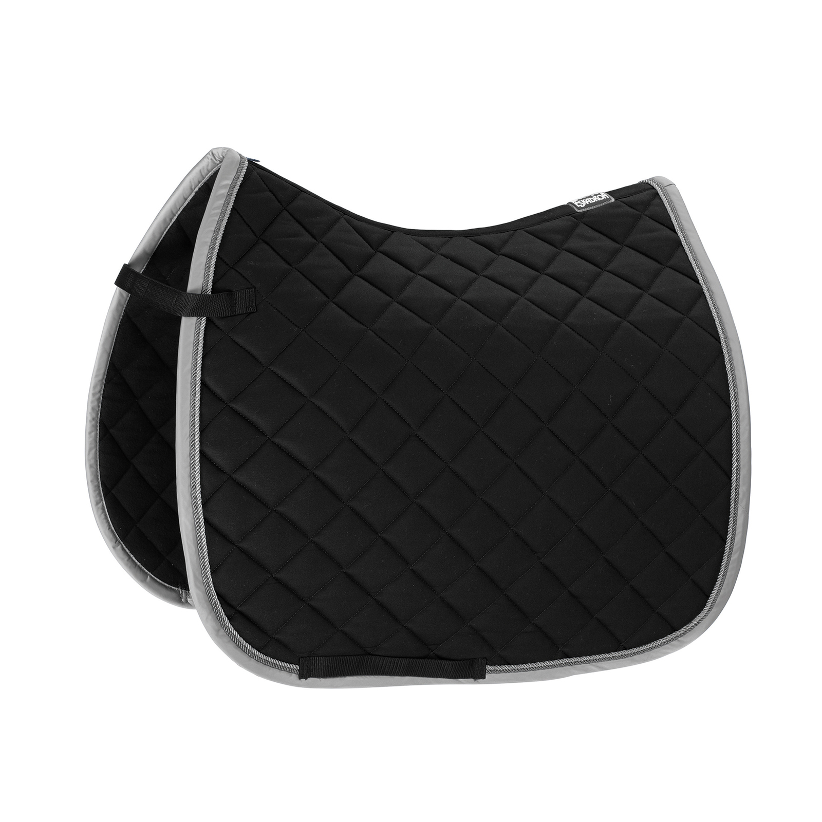 Black Tapis de selle de dressage chabraque Eskadron Matrix Contrast