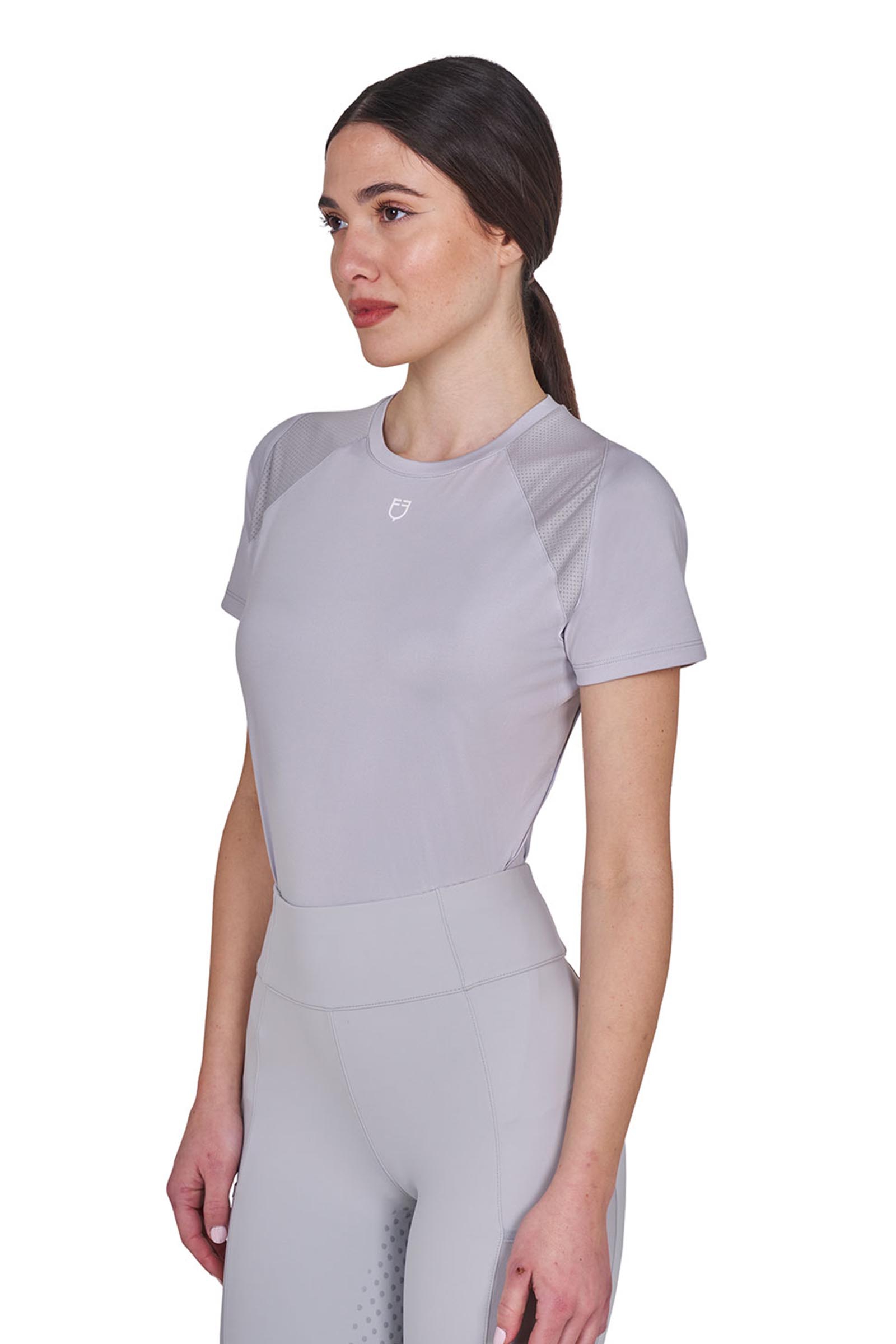 Equestro SS2026 T-shirt d'entra&icirc;nement technique slim femme  