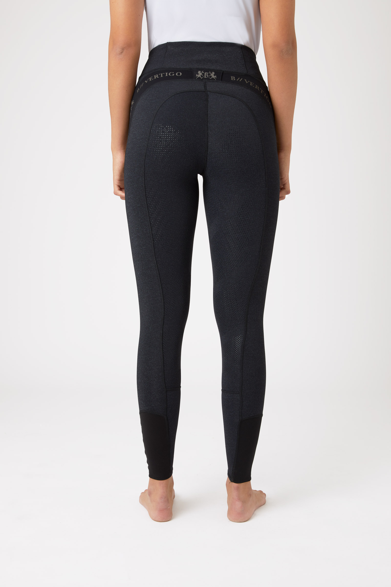 B Vertigo Jenny legging d'équitation femme à fond intégral en silicone UPF 40+