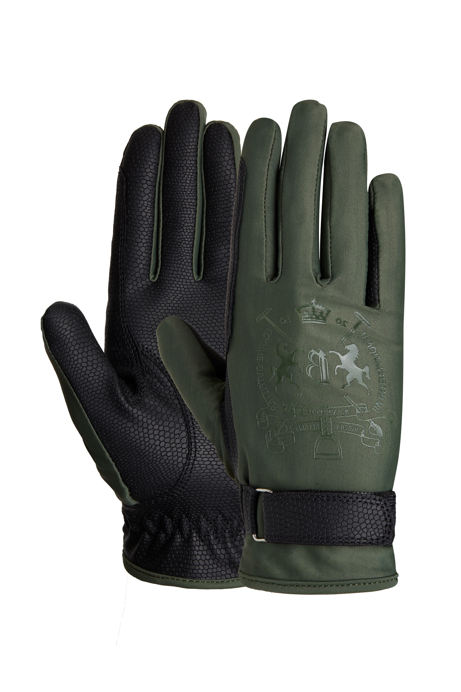 Gants d'équitation B Vertigo Laia, femme, avec logo imprimé