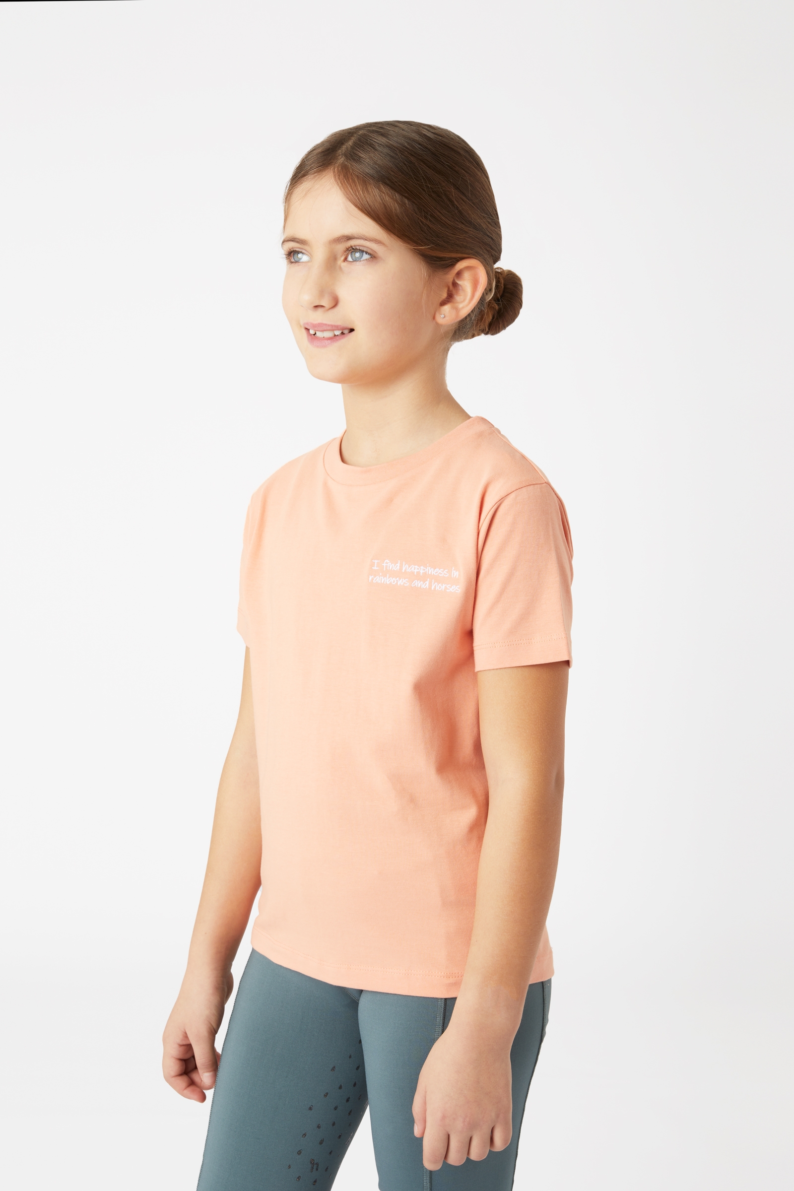 T-shirt Horze Calina avec broderie, enfant