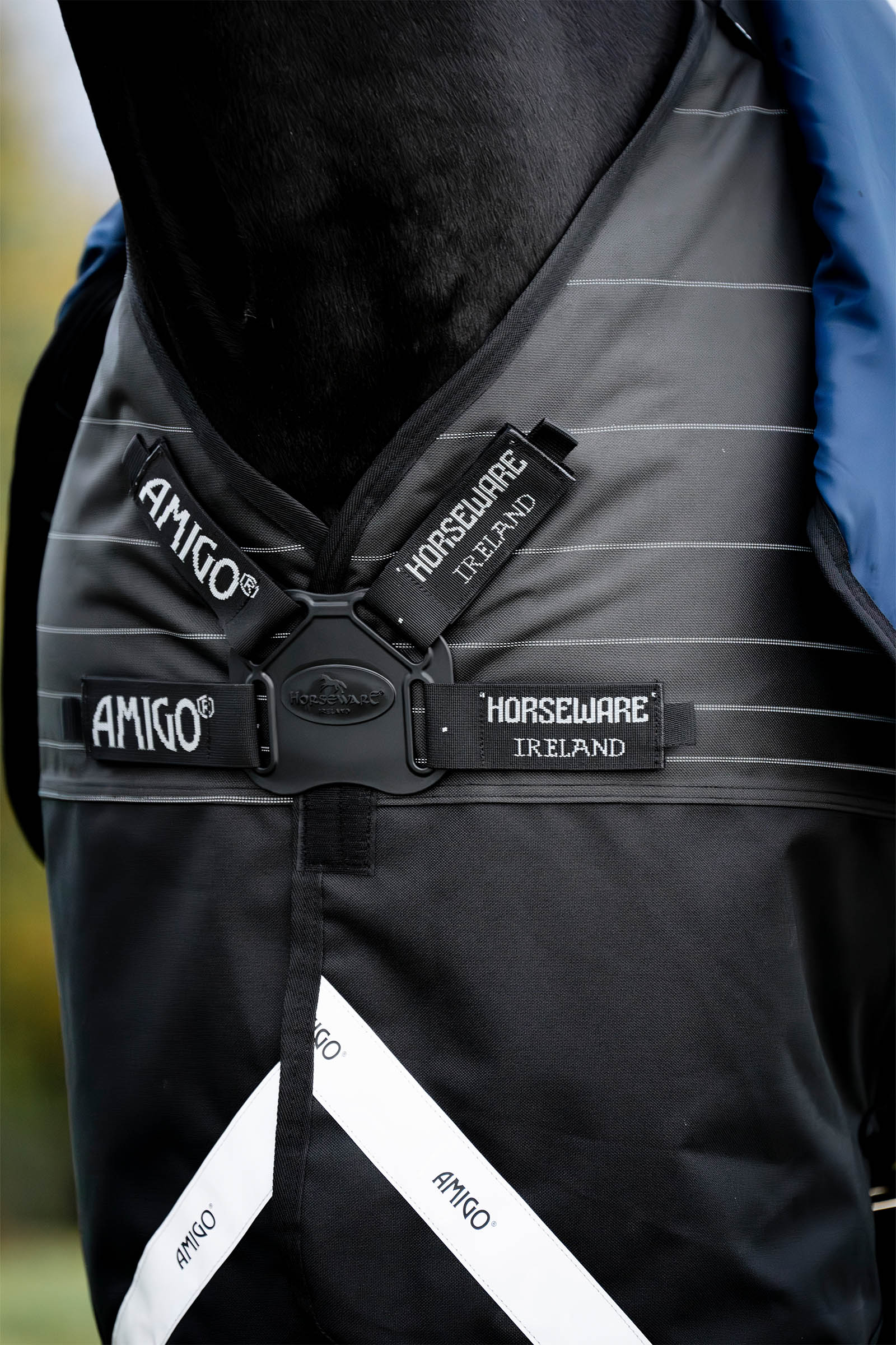 Horseware Amigo 1200D FieldSafe Reflectech Plus couverture imperméable, 100 g