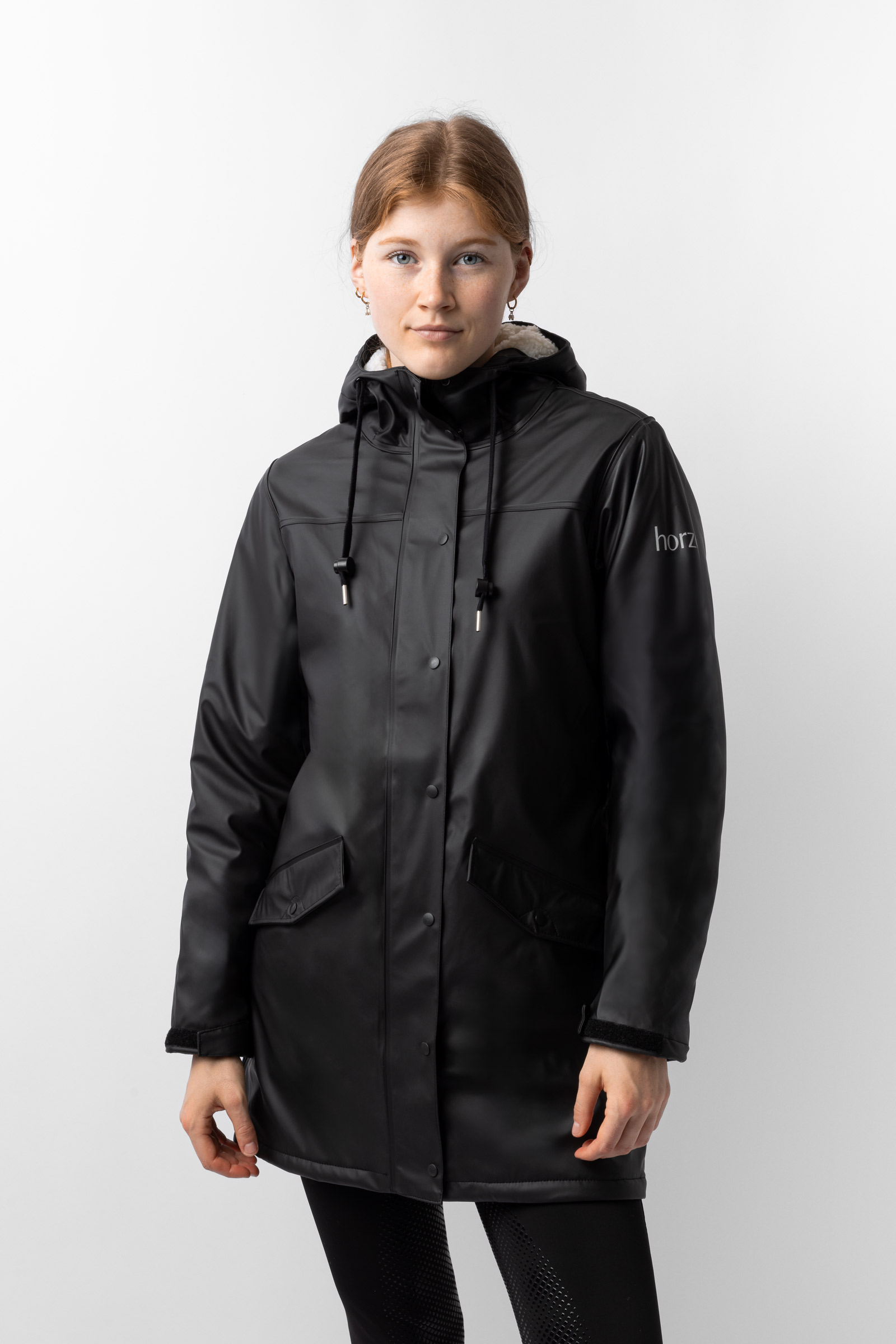Imperméable PU avec polaire Horze Billie, femme