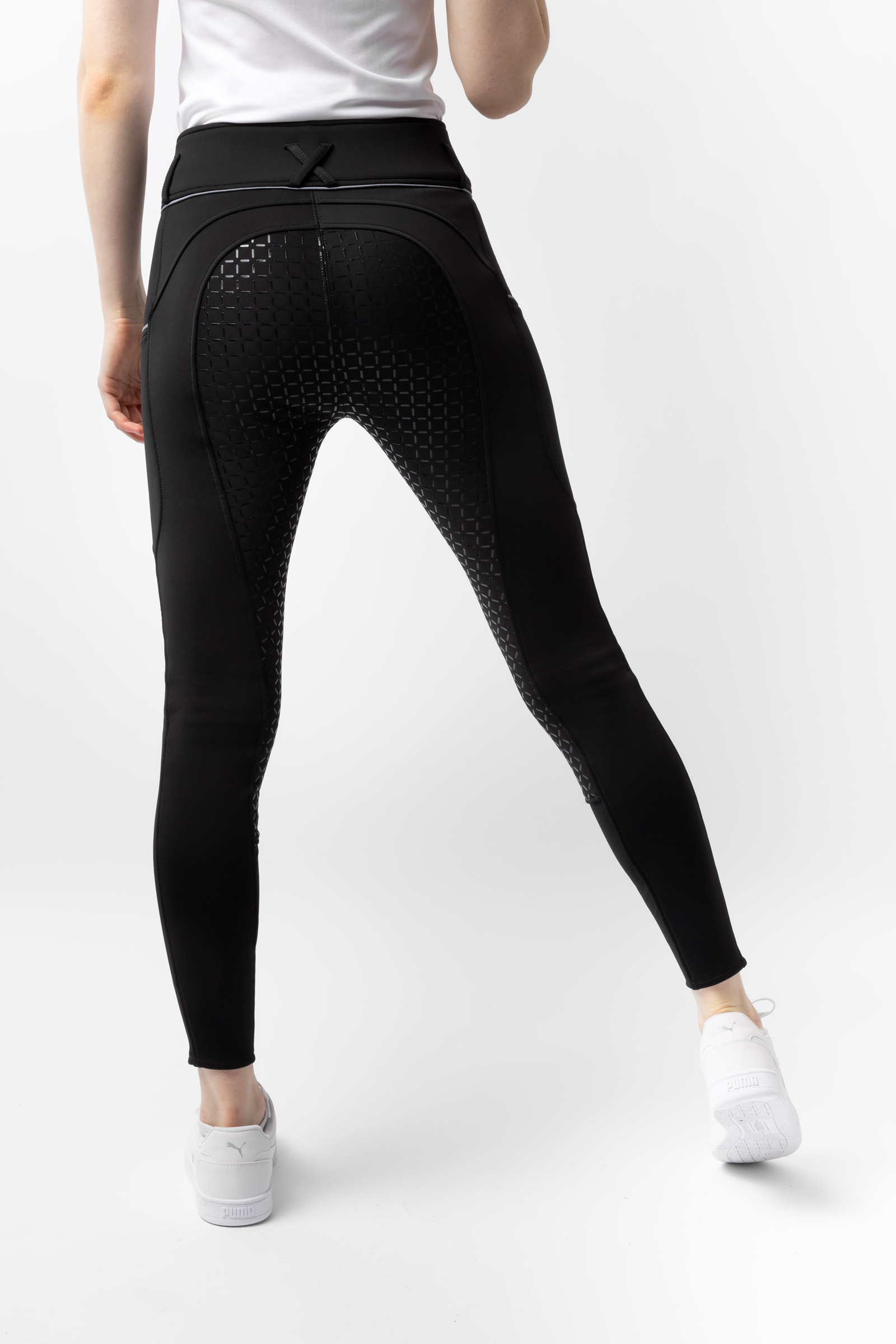 Horze Corinne Pantalons d'&eacute;quitation thermo avec grip complet
