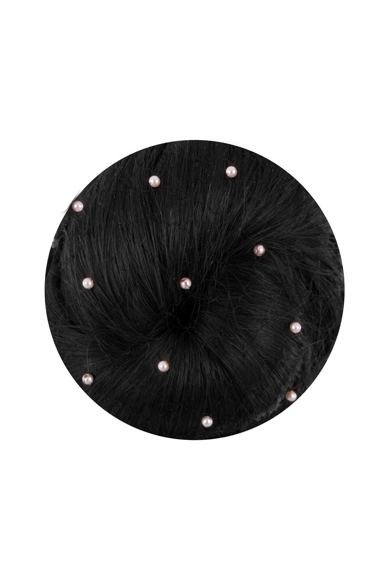 Black BR résille chignon (lot de 2)