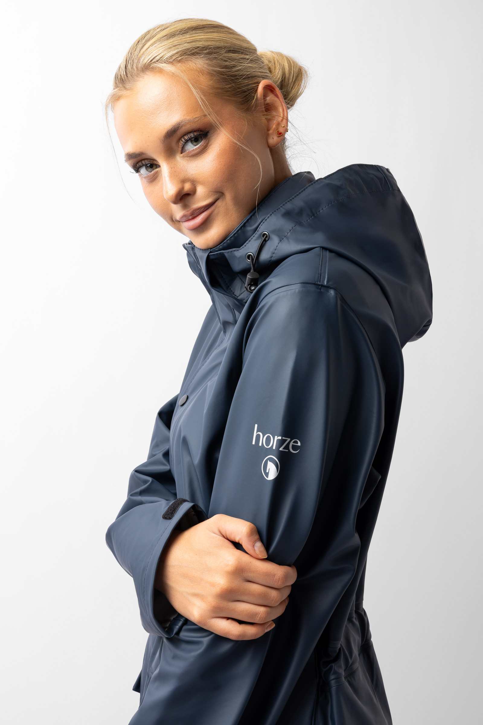 Imperméable Horze Hazel Femme Long imperméable avec fentes