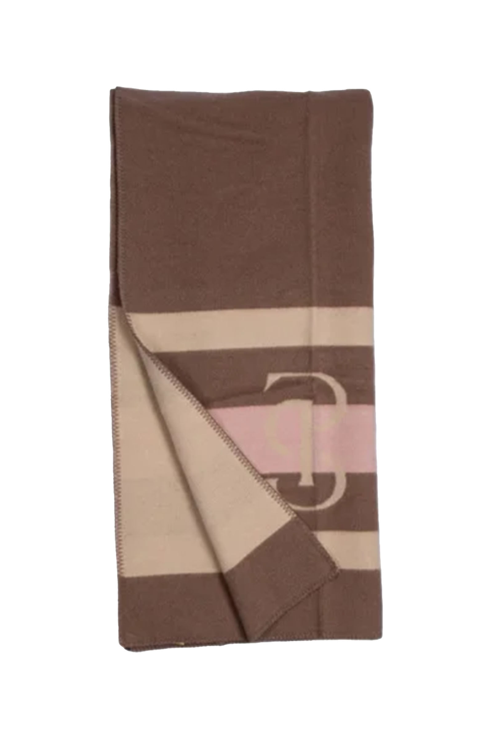 PS of Sweden couverture en laine rayée