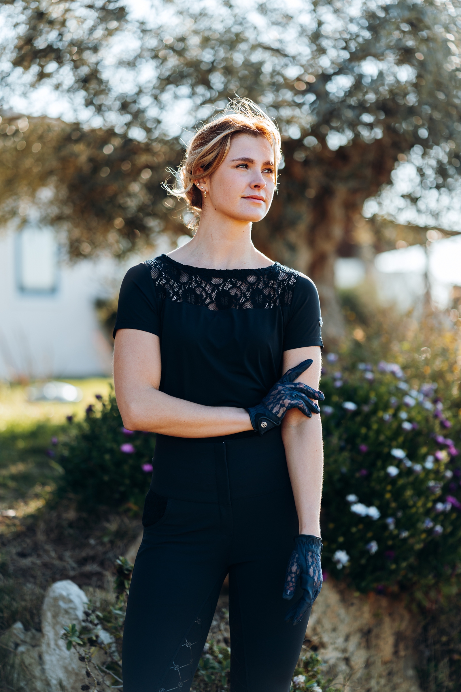 Gants d'équitation B Vertigo Dentelle, femme