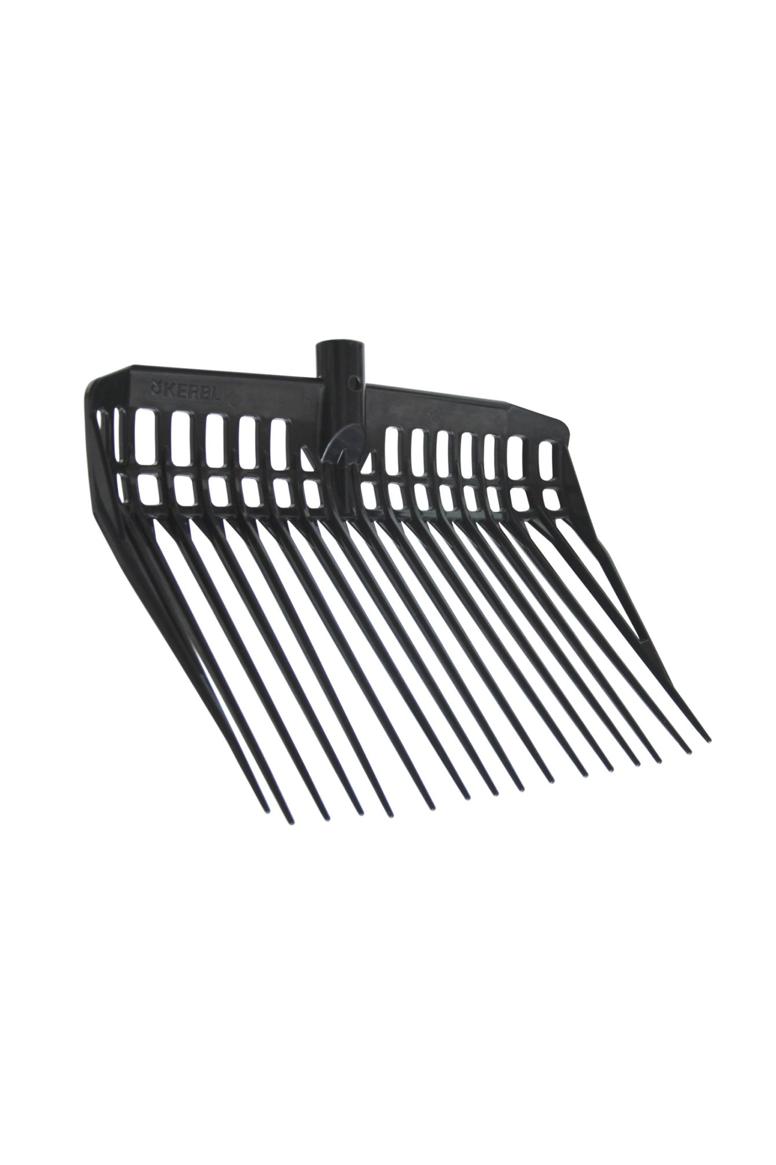 Fourche &agrave; liti&egrave;re Kerbl EcoFork avec poign&eacute;e en m&eacute;tal et prise en D