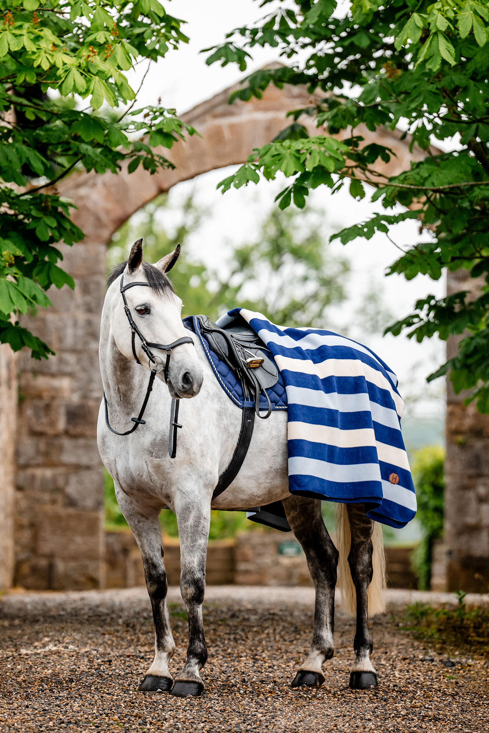 Horseware Newmarket Fleece Couverture s&eacute;chante (Square)