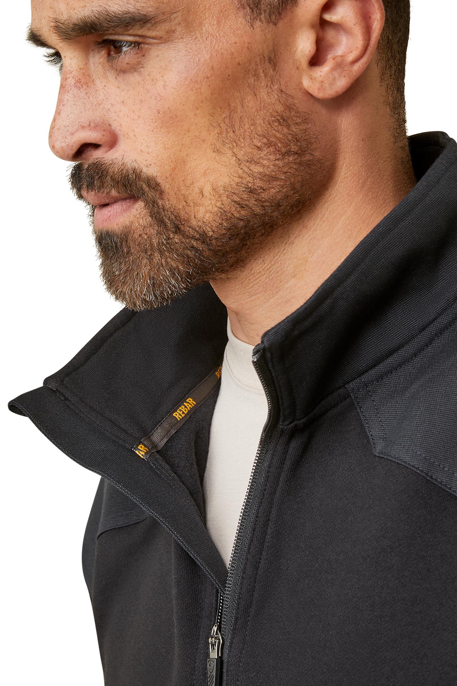 Ariat Rebar Workman Duracanvas Sweat homme avec zip 1/4