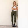 Leggings d'équitation sans couture fond intégral silicone Horze Vanessa, femme