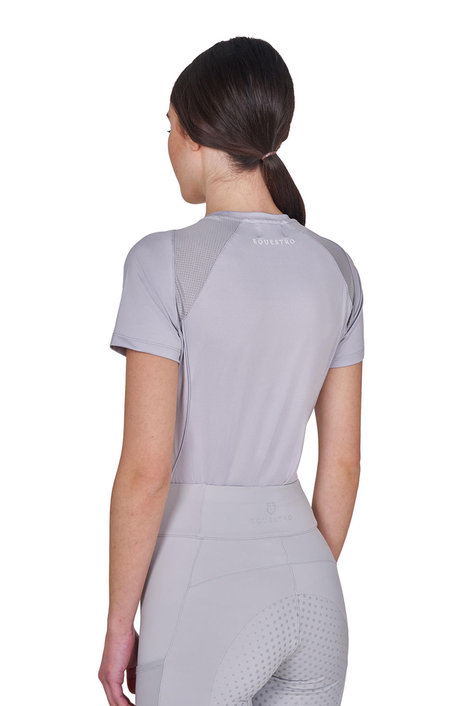 Equestro SS2026 T-shirt d'entra&icirc;nement technique slim femme  
