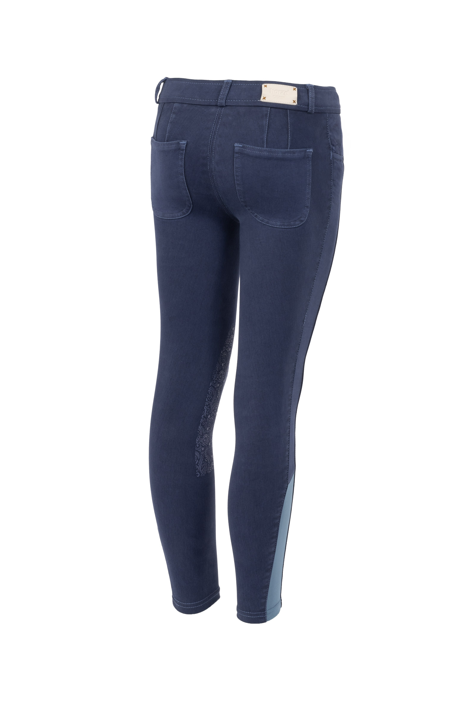 Horze Suki Pantalon d'&eacute;quitation basanes genoux grip, enfant
