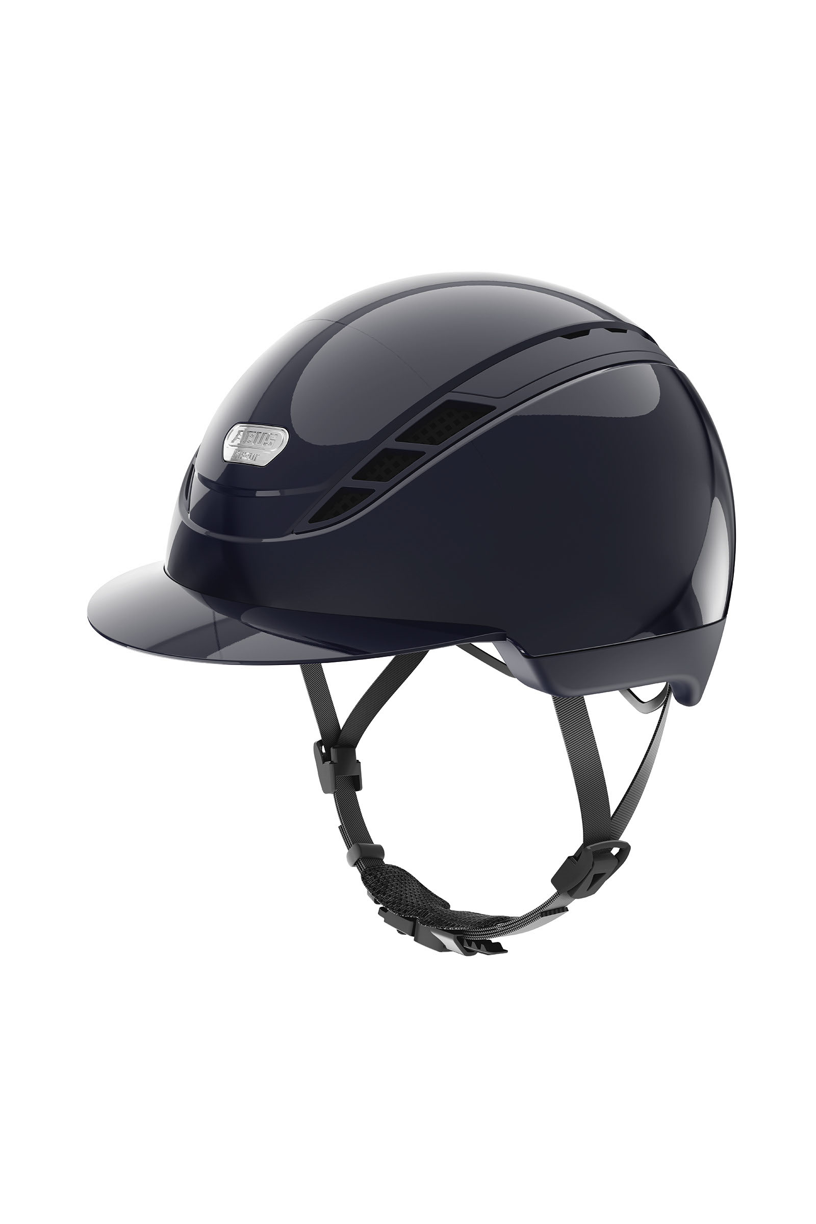 Dark Blue/ Shiny Abus Pikeur AirDuo Casque d&rsquo;&eacute;quitation