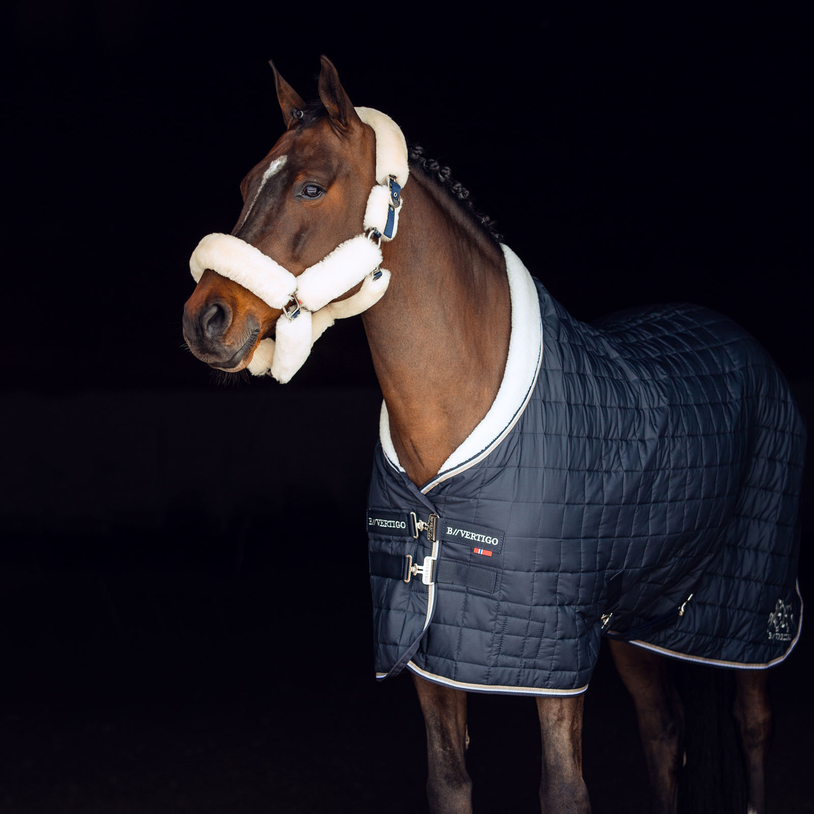 Licol Alaska B Vertigo avec fausse fourrure