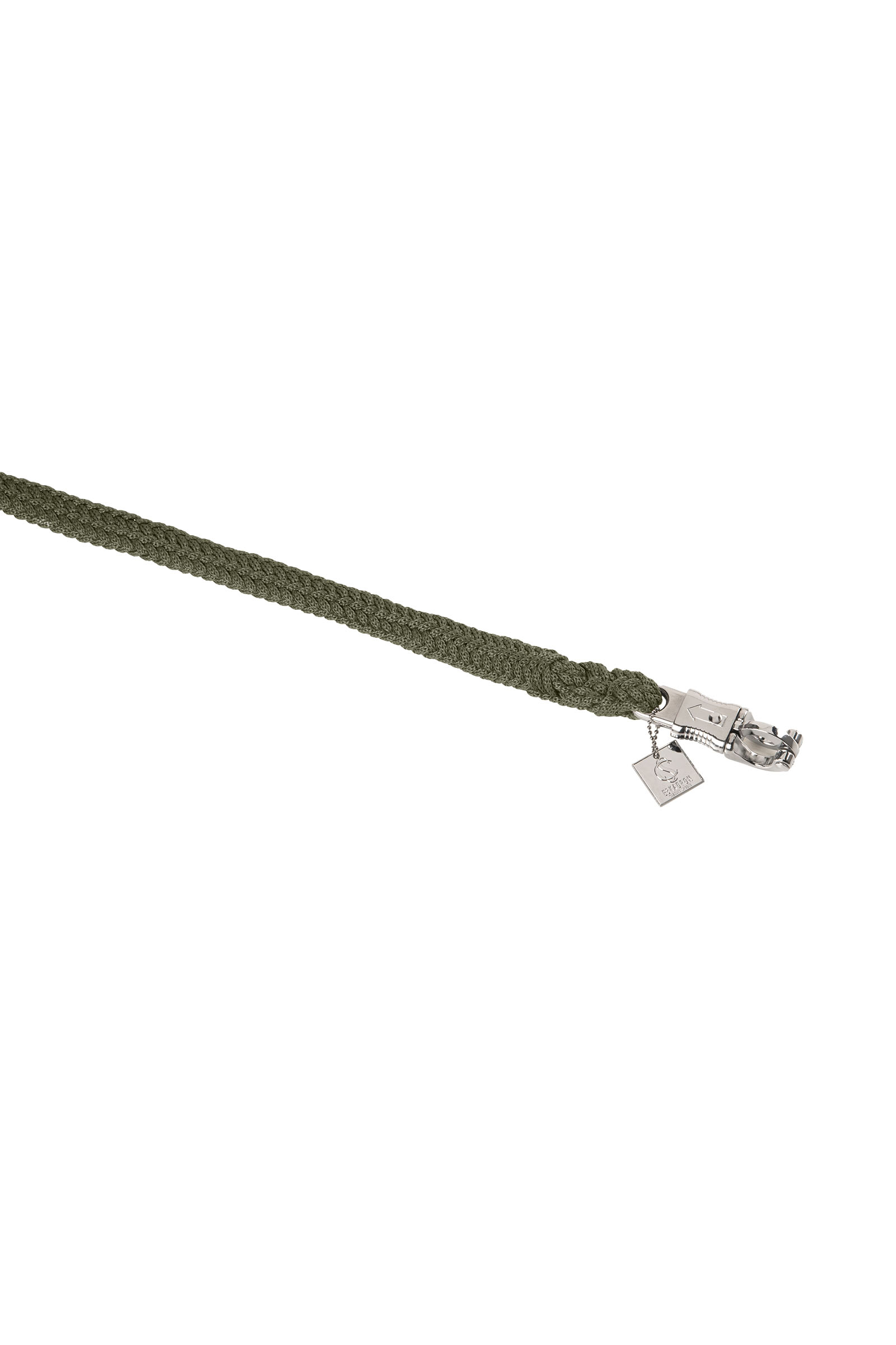 dusty olive Eskadron Classic Sports SS25 Duralastic longe avec mousqueton de s&eacute;curit&eacute;