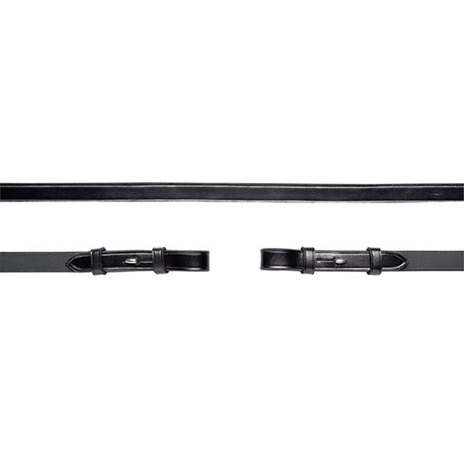 R&ecirc;nes cuir Schockerm&ouml;hle Sports, crochets et passants, 16 mm, sans arr&ecirc;toir de martingale